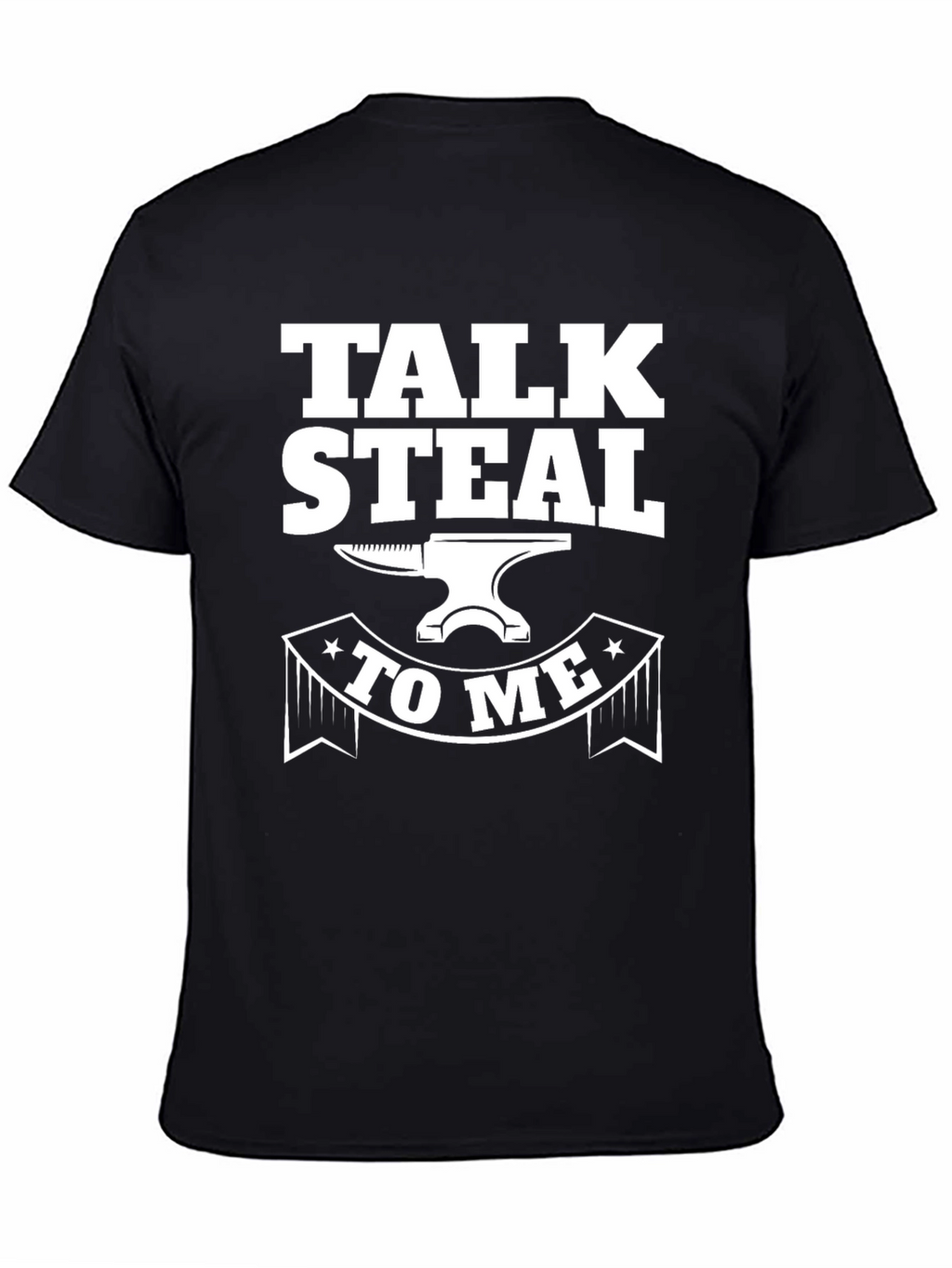 Talk Steal To Me Black T-Shirt