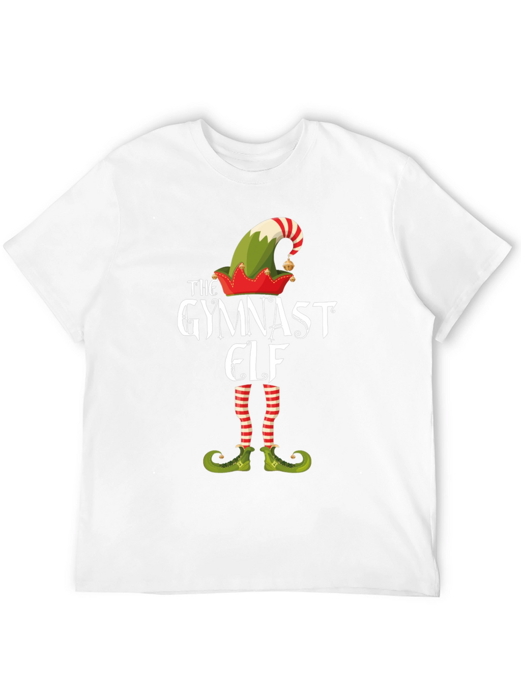 Gymnast Elf T-Shirt - Festive Holiday Tee