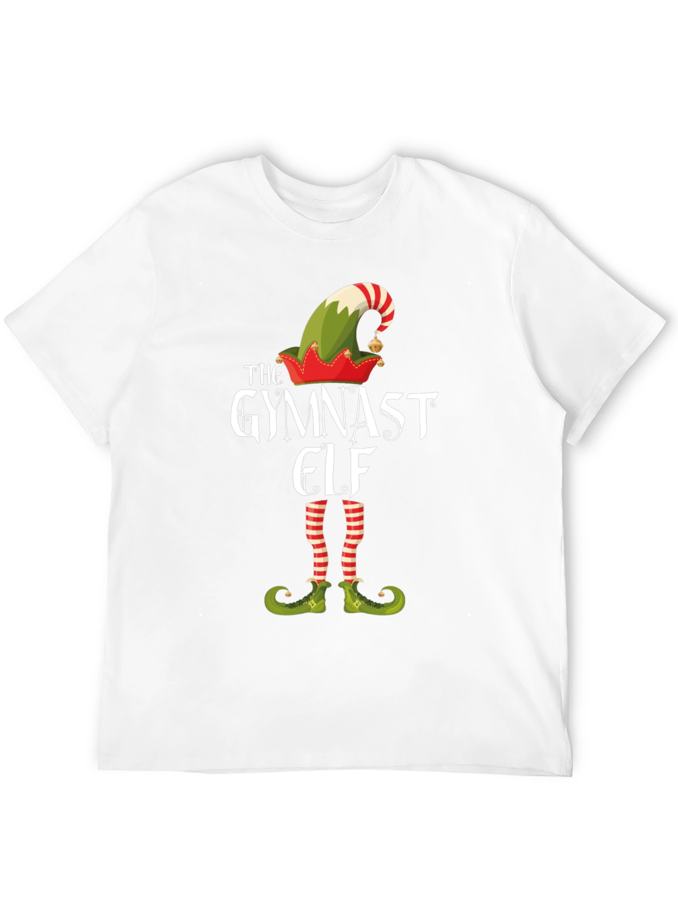 Gymnast Elf T-Shirt - Festive Holiday Tee