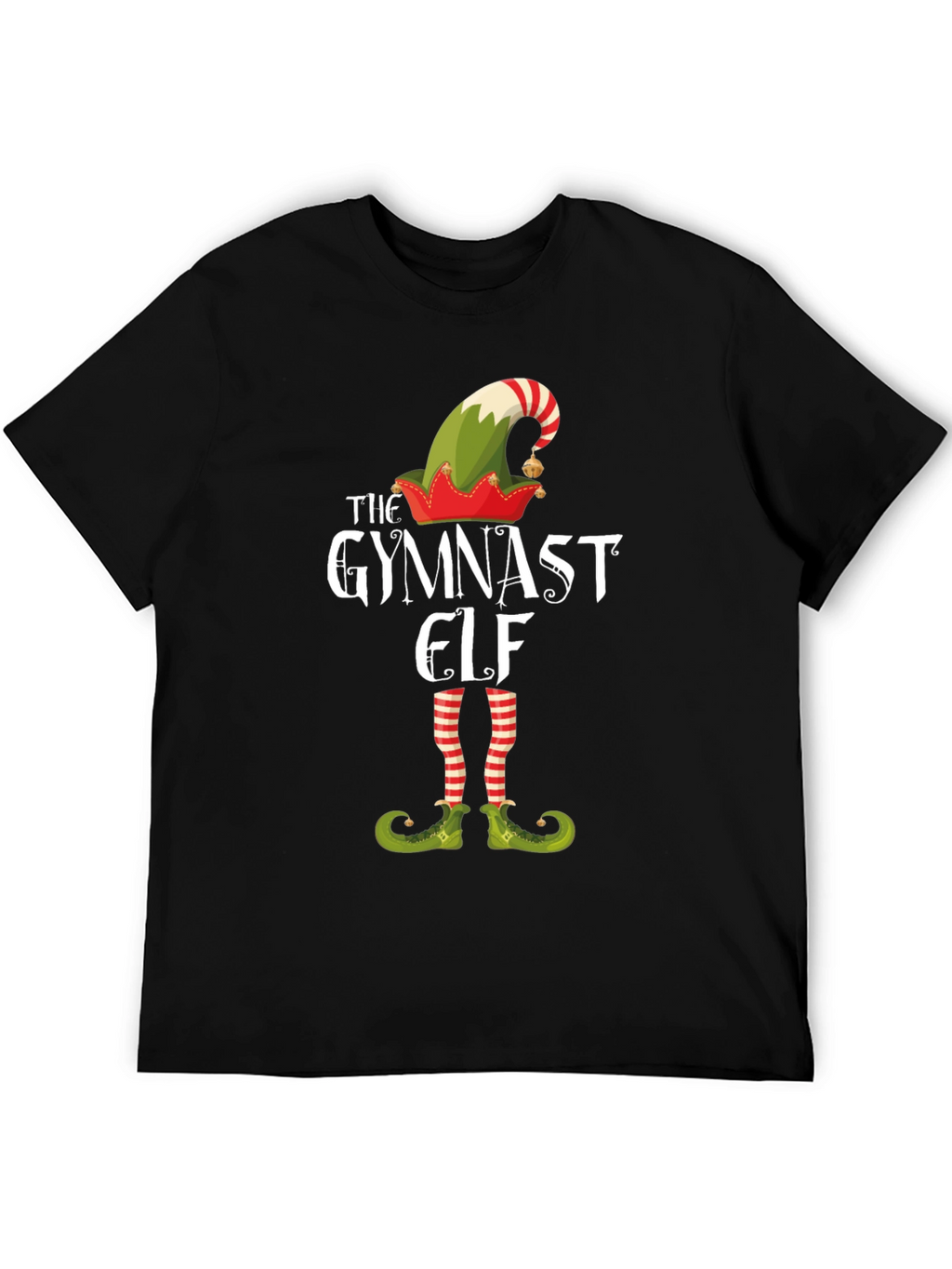 Gymnast Elf T-Shirt - Festive Holiday Tee