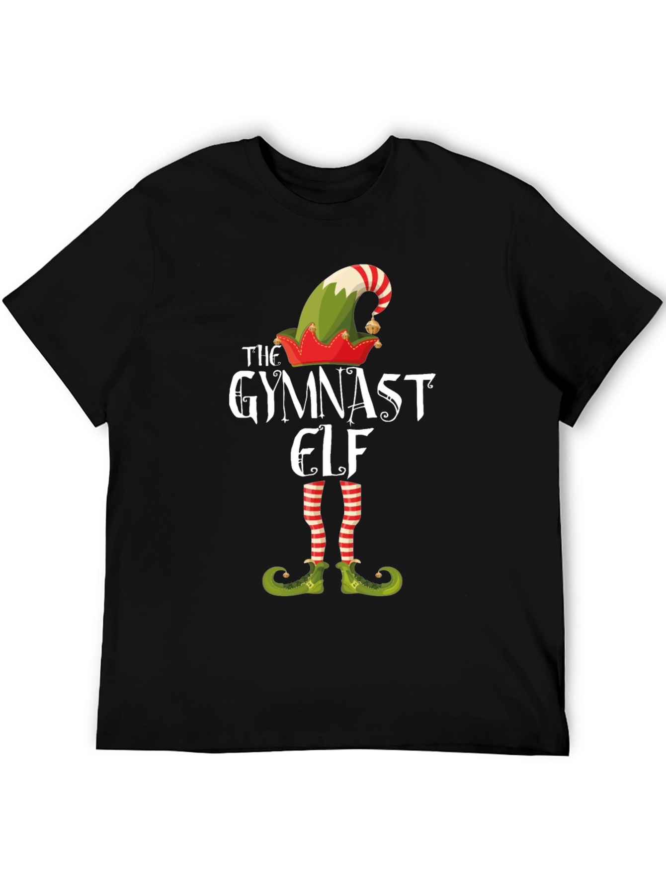 Gymnast Elf T-Shirt - Festive Holiday Tee
