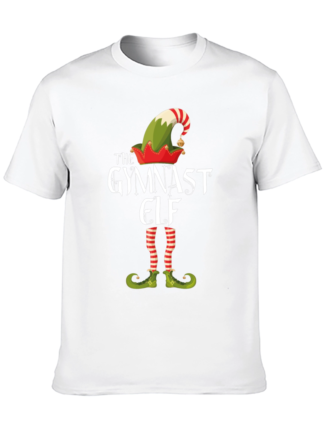 Gymnast Elf T-Shirt - Festive Holiday Tee