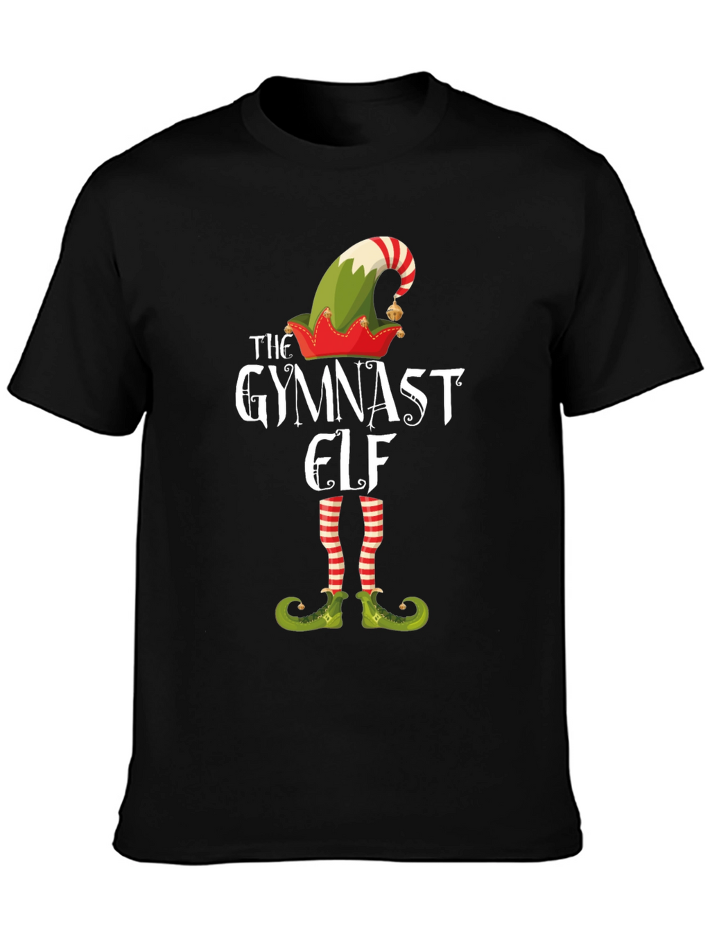 Gymnast Elf T-Shirt - Festive Holiday Tee