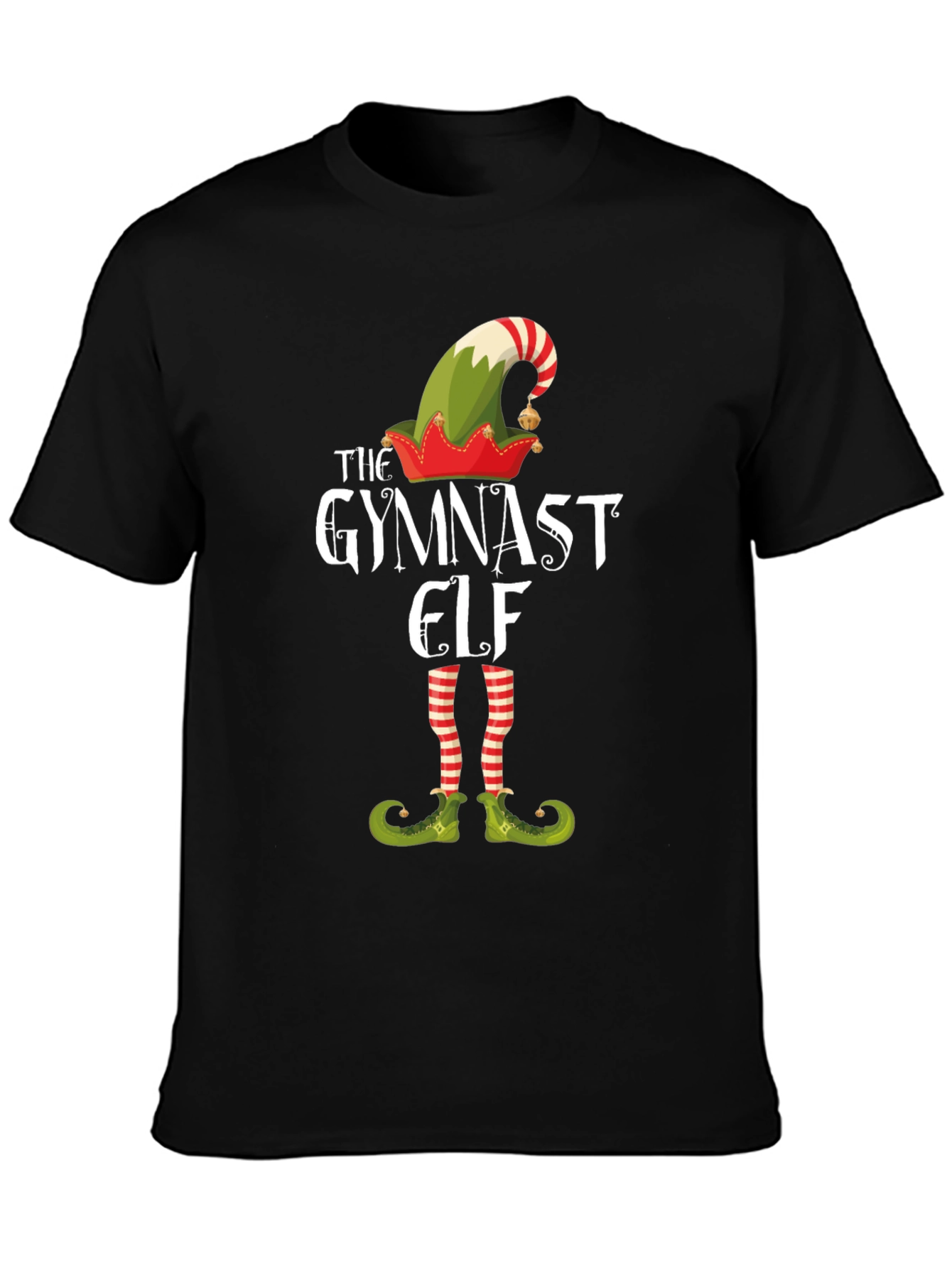 Gymnast Elf T-Shirt - Festive Holiday Tee