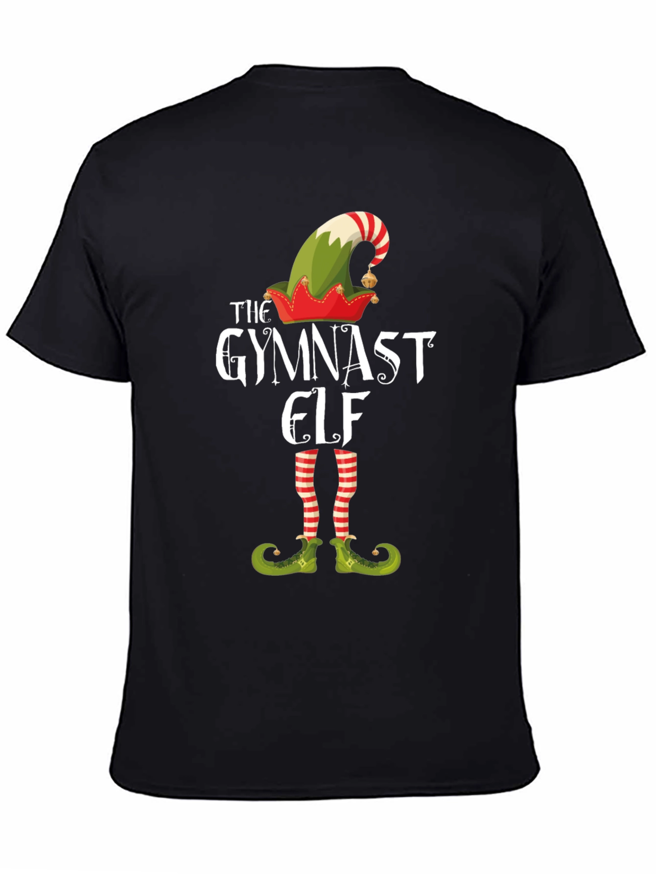 Gymnast Elf T-Shirt - Festive Holiday Tee
