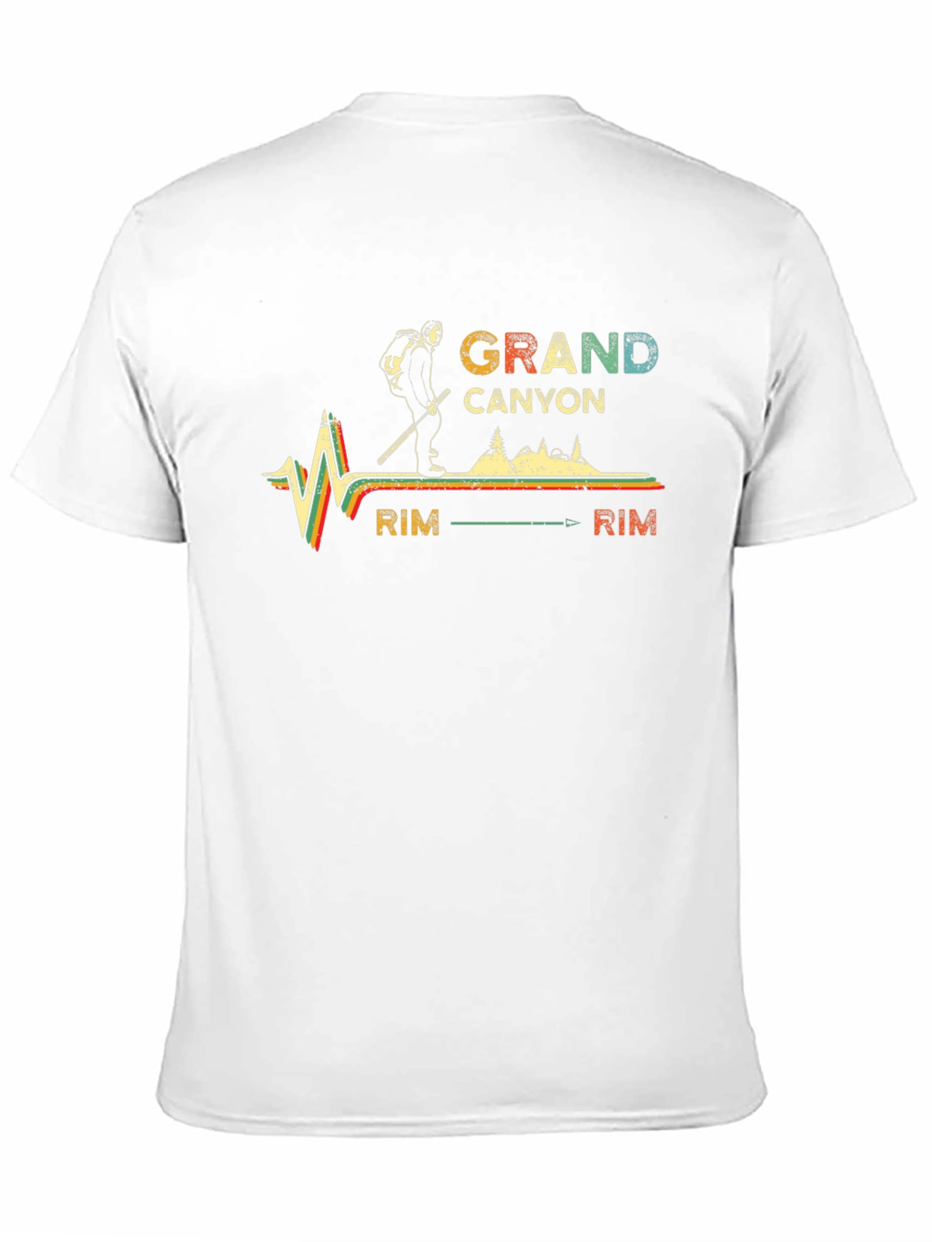 Grand Canyon Rim Hiking T-Shirt - Vintage Style