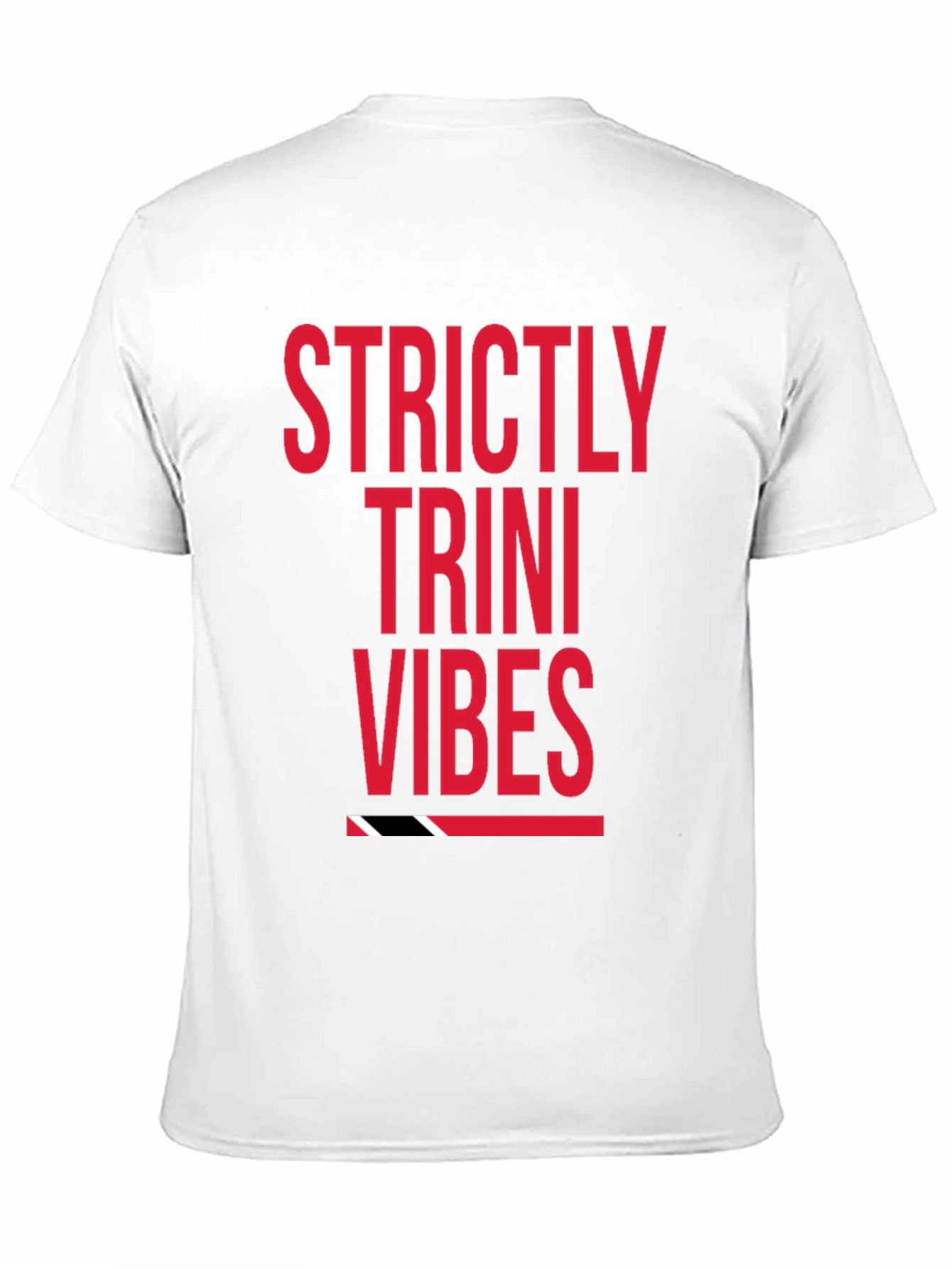 Strictly Trini Vibes Graphic Tee - Black