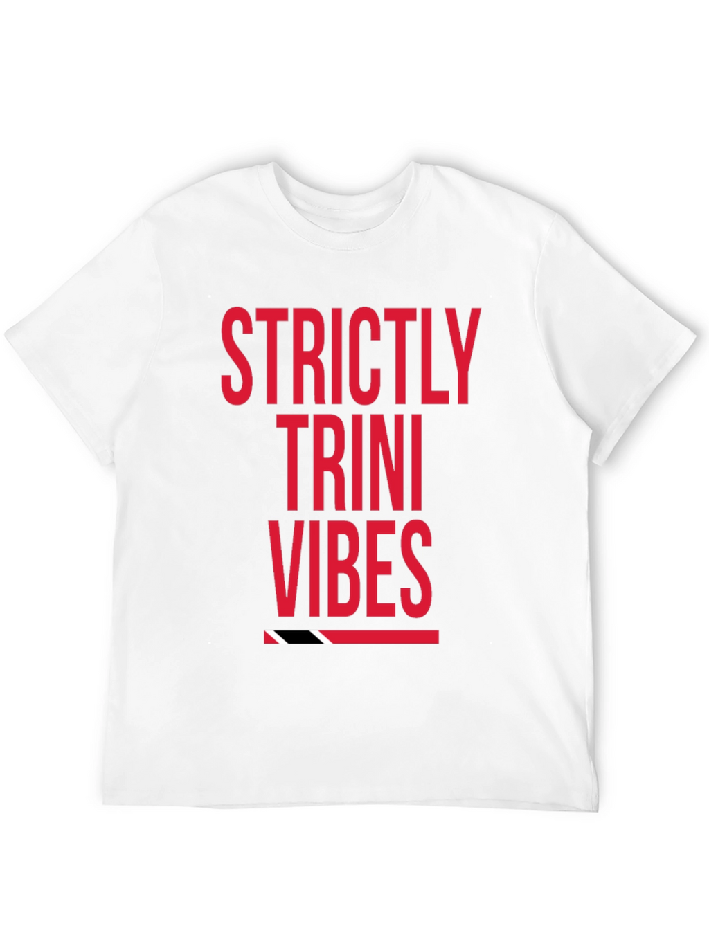 Strictly Trini Vibes Graphic Tee - Black