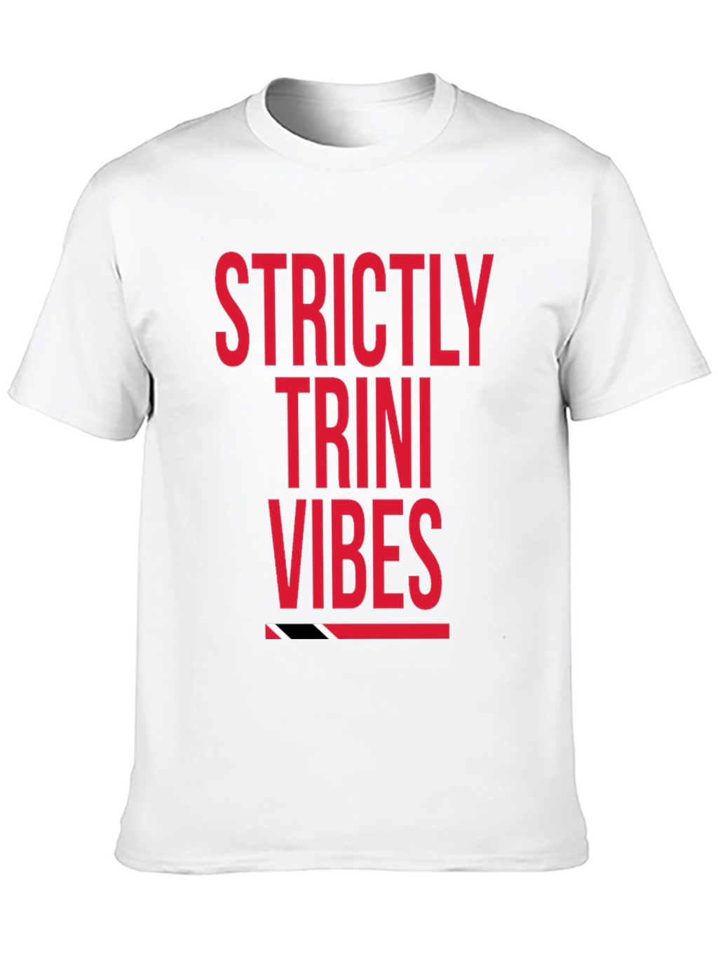Strictly Trini Vibes Graphic Tee - Black