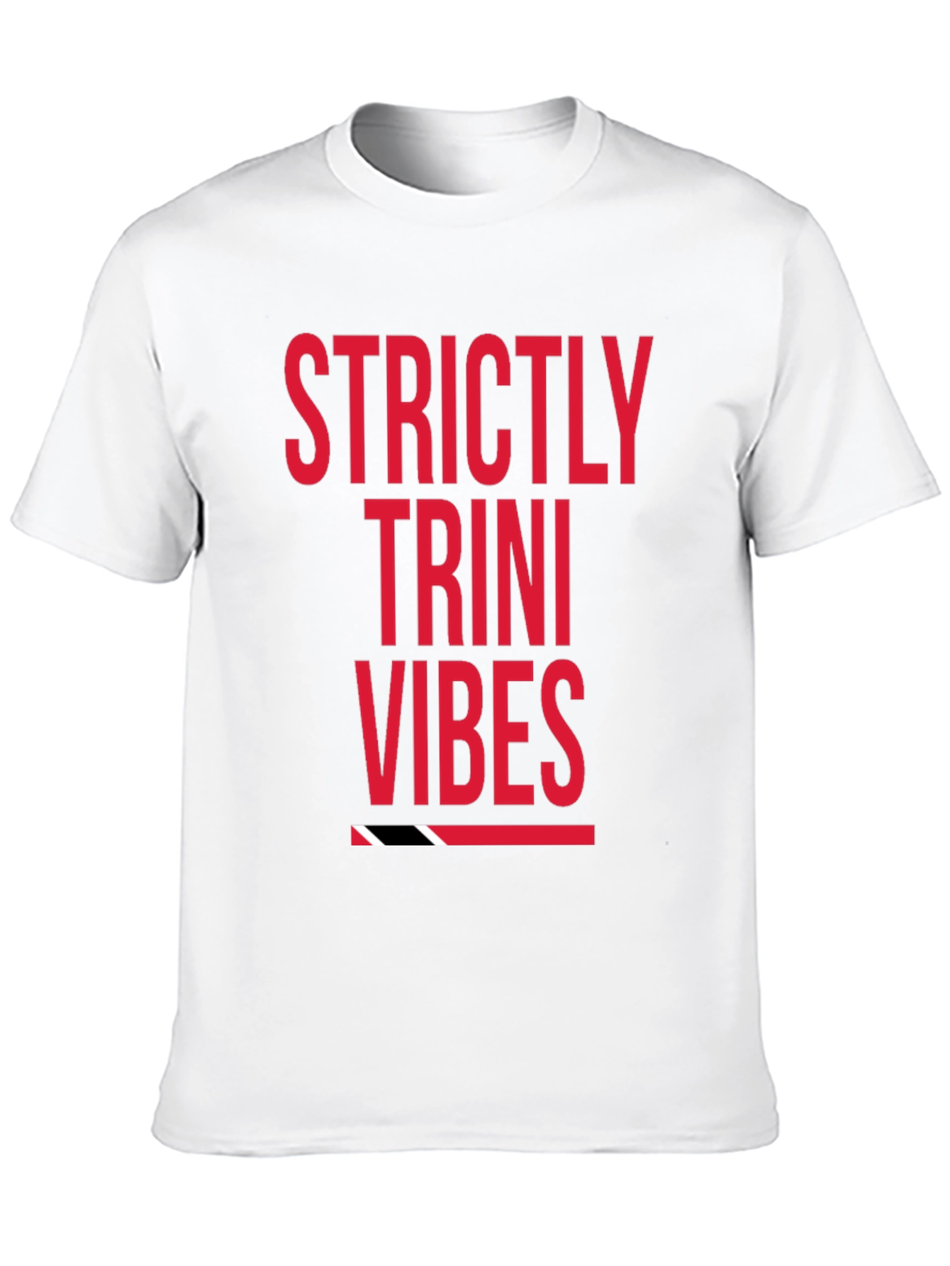 Strictly Trini Vibes Graphic Tee - Black