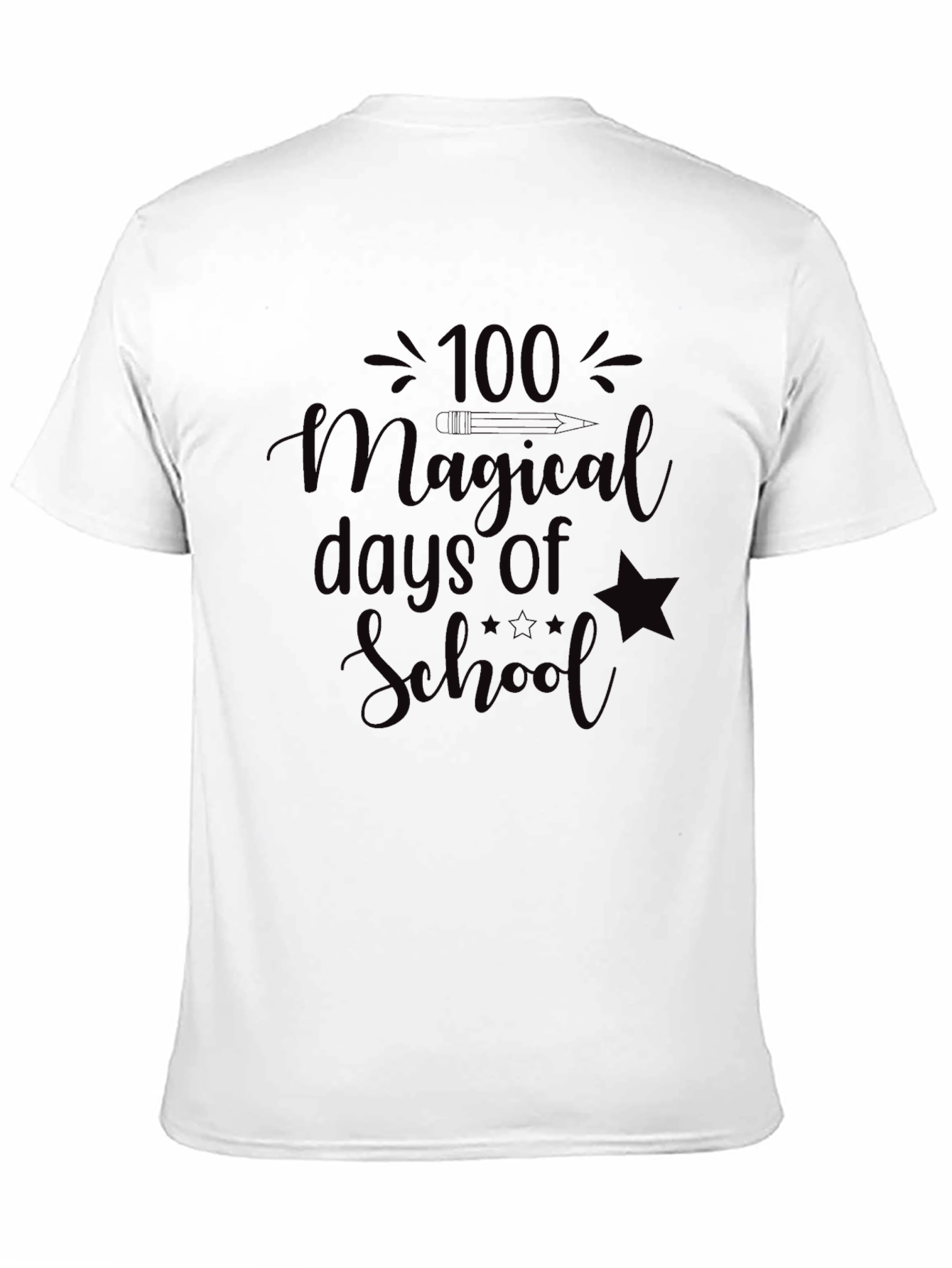 100 Magical Days of School Tee - Black