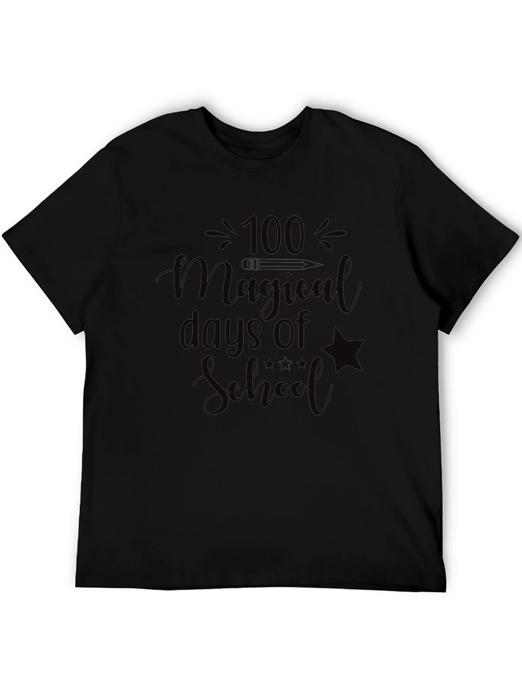 100 Magical Days of School Tee - Black