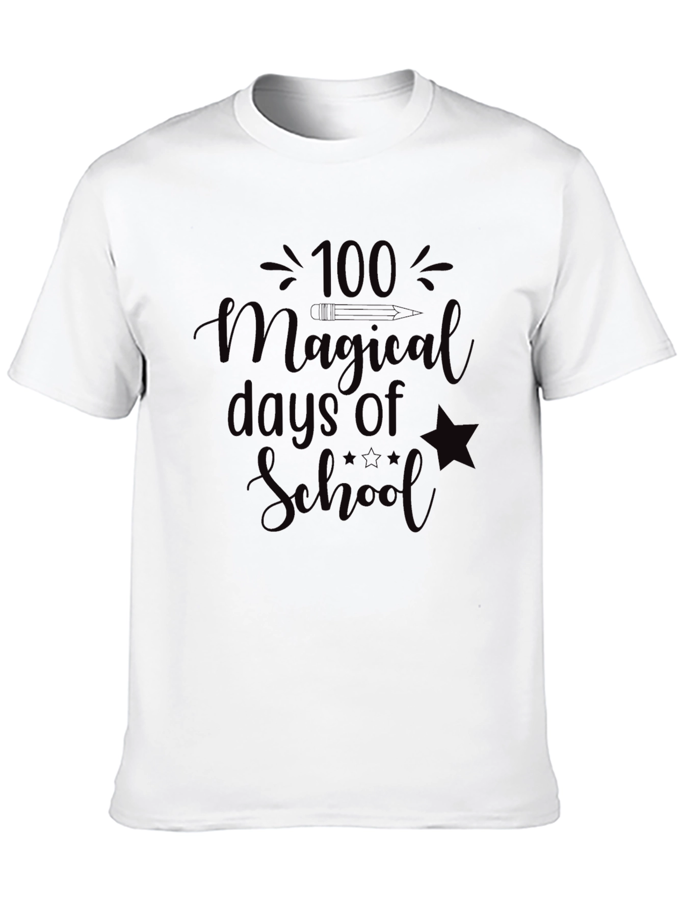 100 Magical Days of School Tee - Black