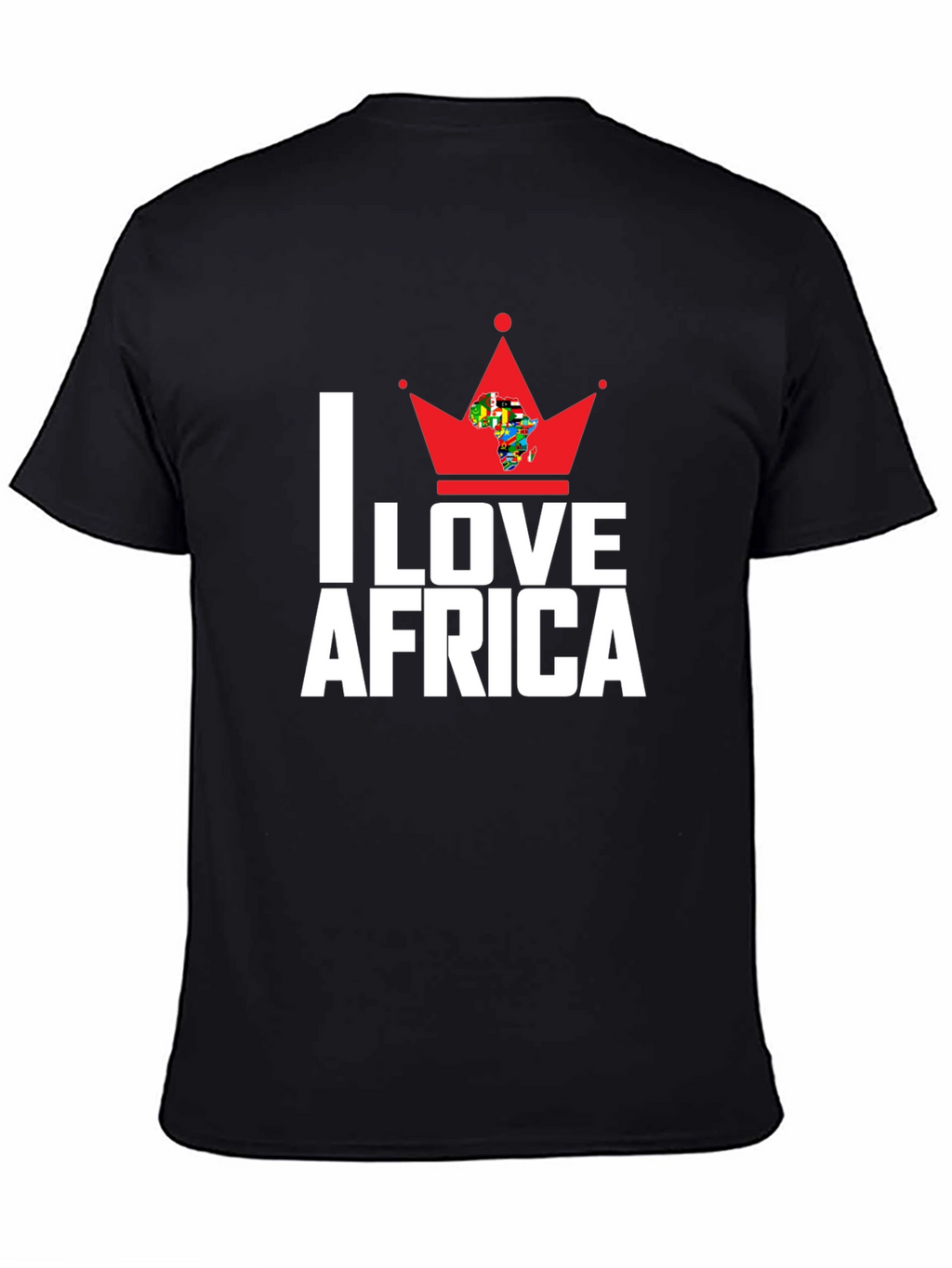 I Love Africa T-Shirt - Graphic Print