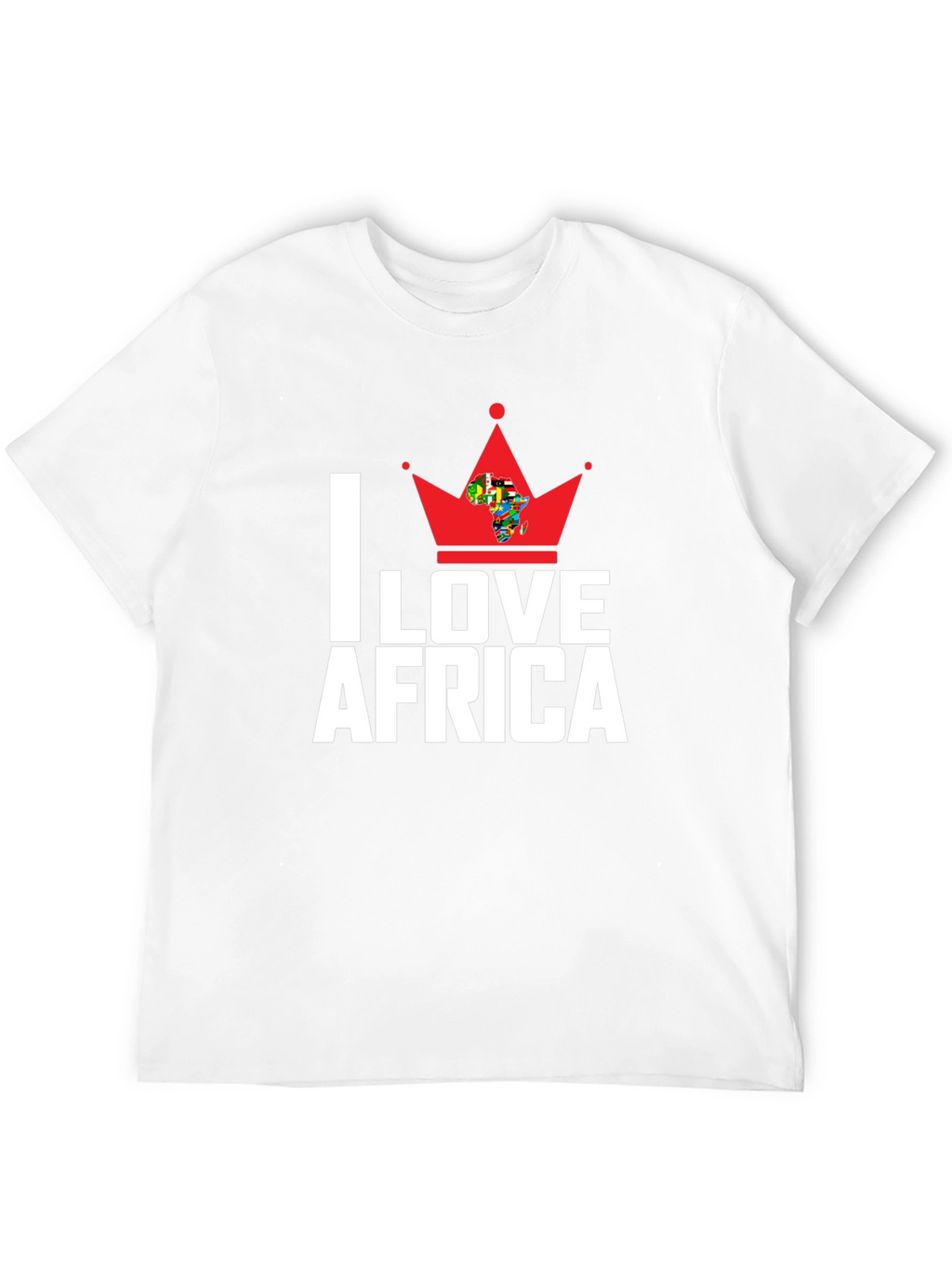 I Love Africa T-Shirt - Graphic Print