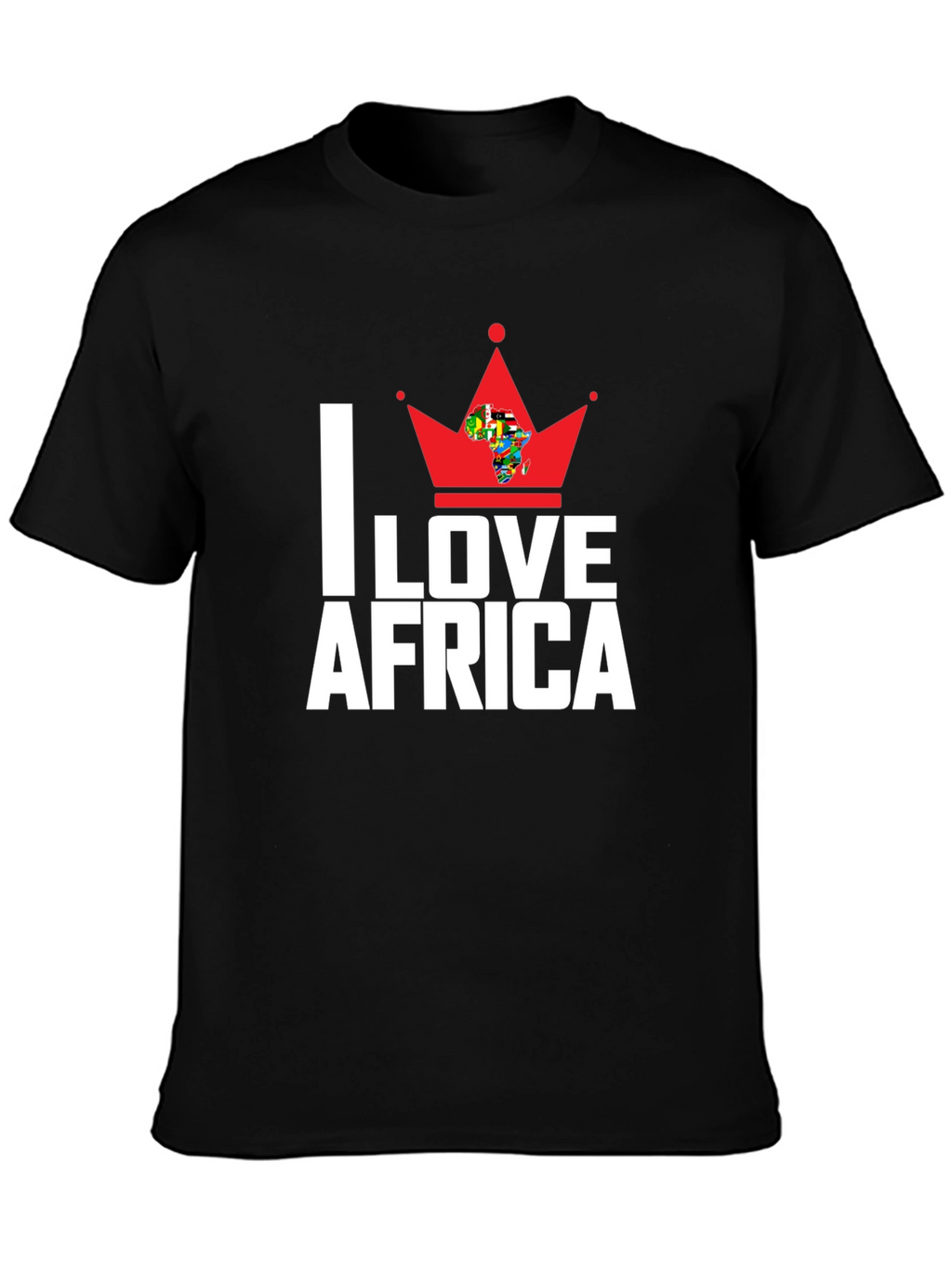 I Love Africa T-Shirt - Graphic Print