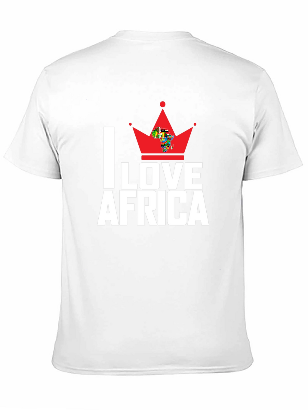 I Love Africa T-Shirt - Graphic Print