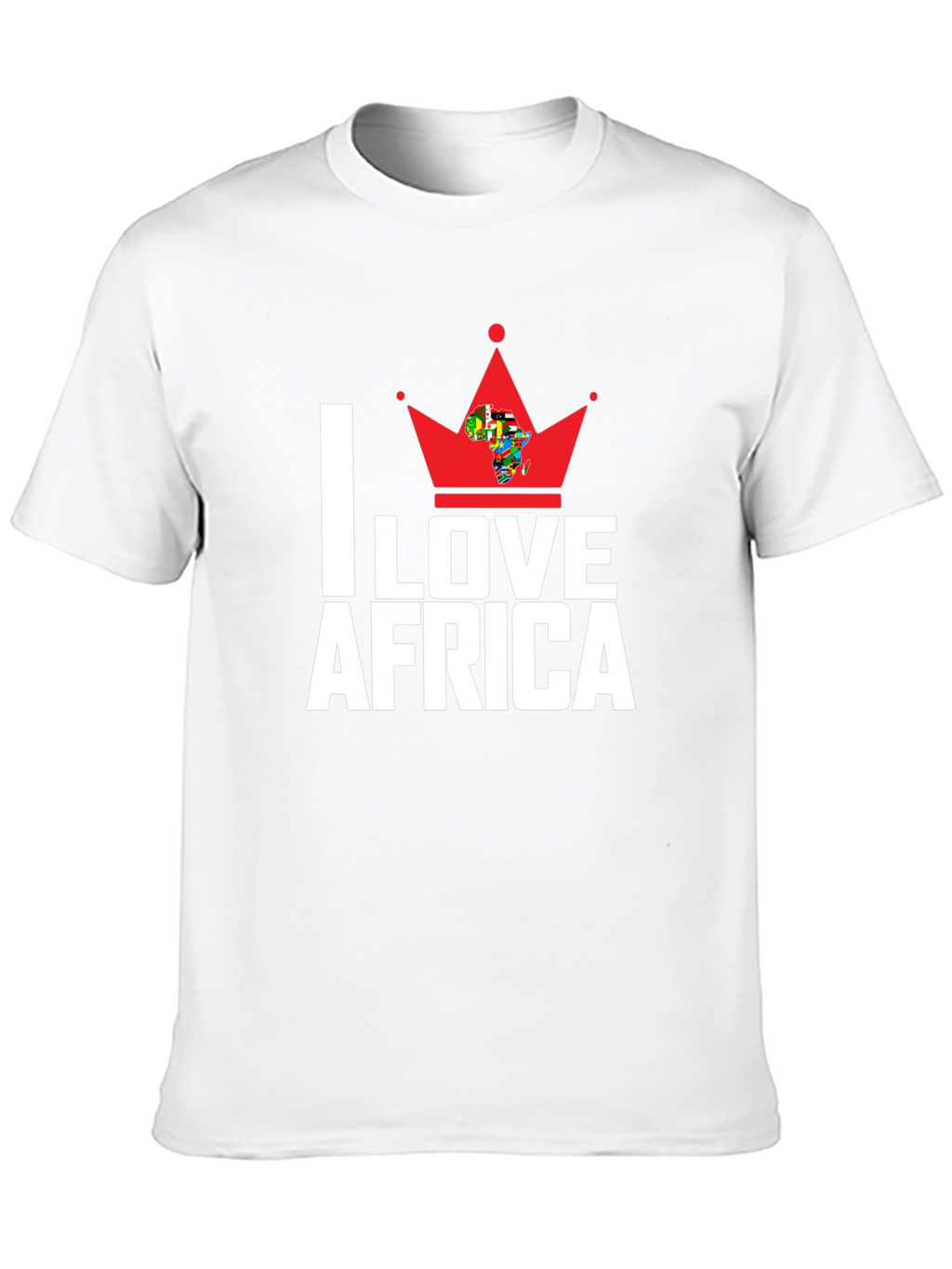 I Love Africa T-Shirt - Graphic Print