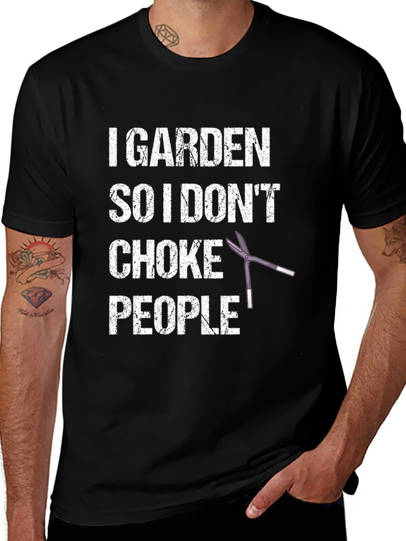 I Garden So I Dont Choke People T-Shirt