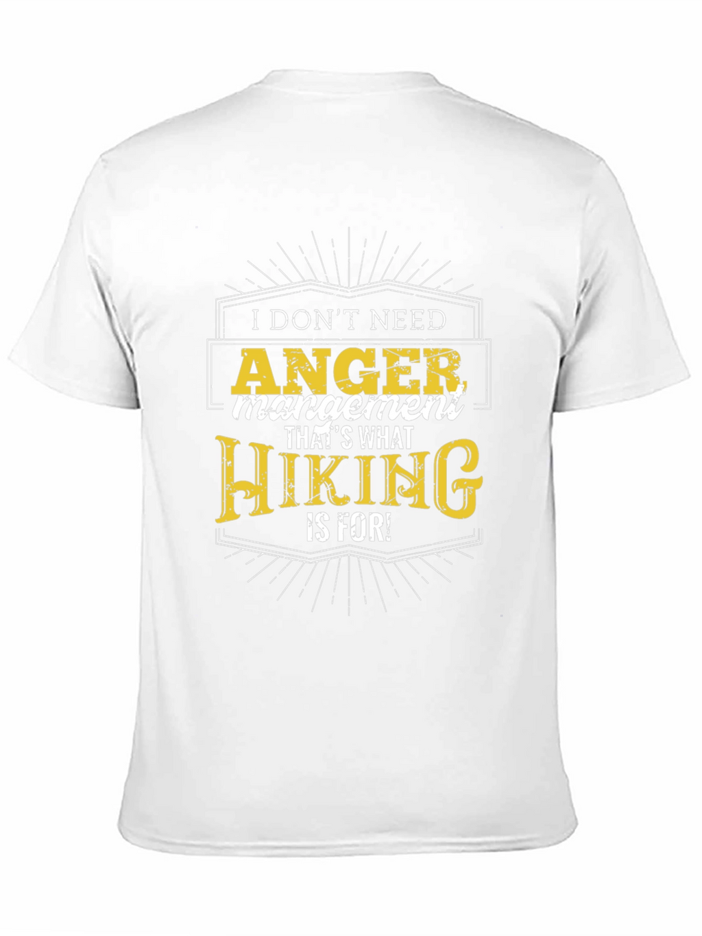 Funny Hiking Anger Management T-Shirt