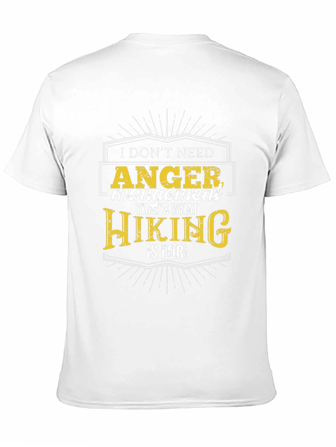 Funny Hiking Anger Management T-Shirt