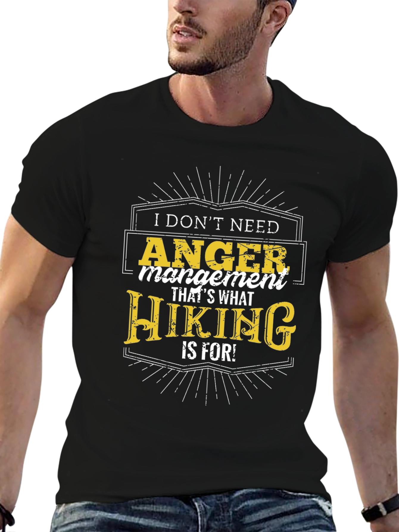 Funny Hiking Anger Management T-Shirt