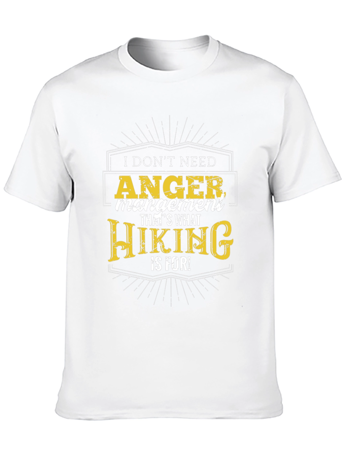 Funny Hiking Anger Management T-Shirt