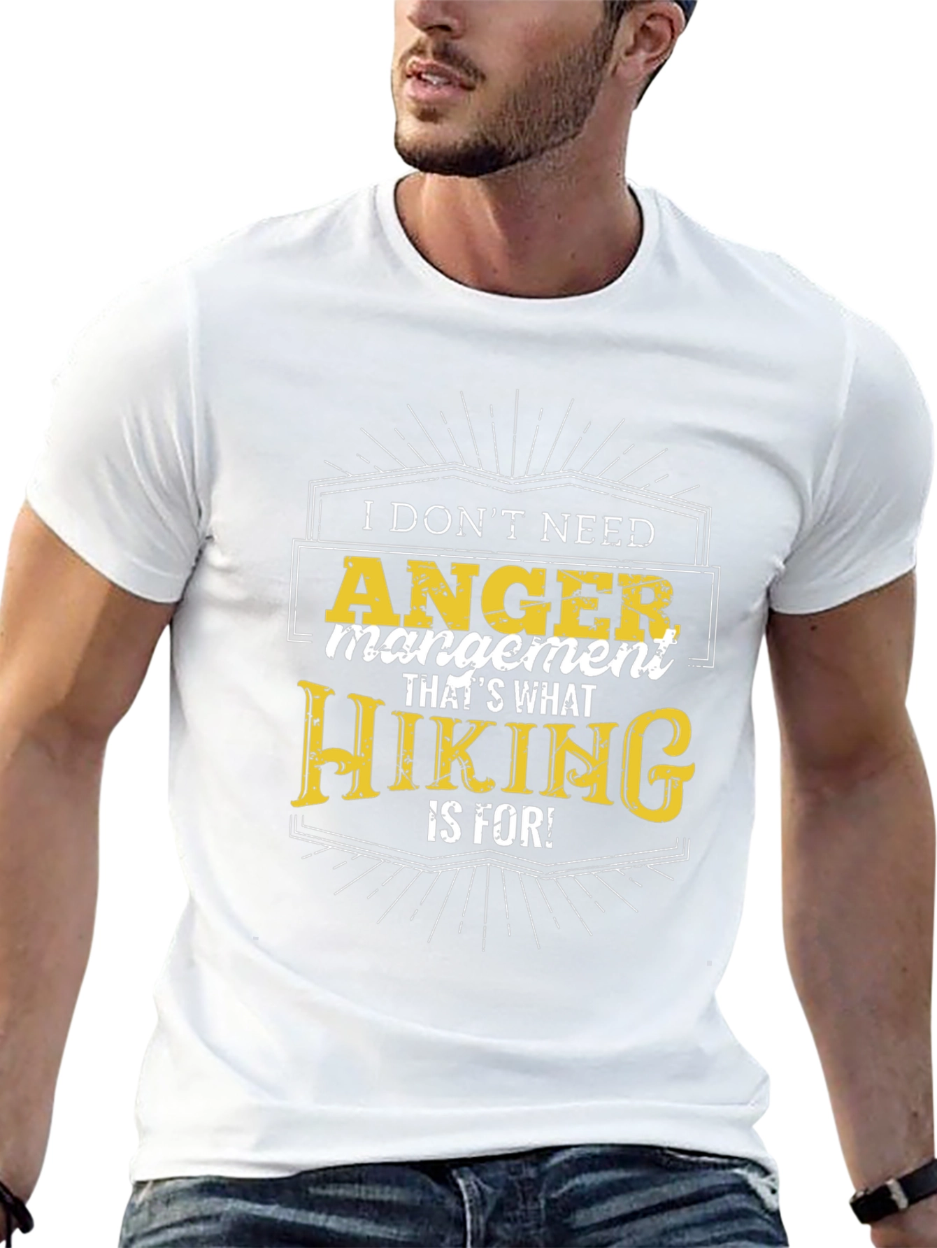 Funny Hiking Anger Management T-Shirt