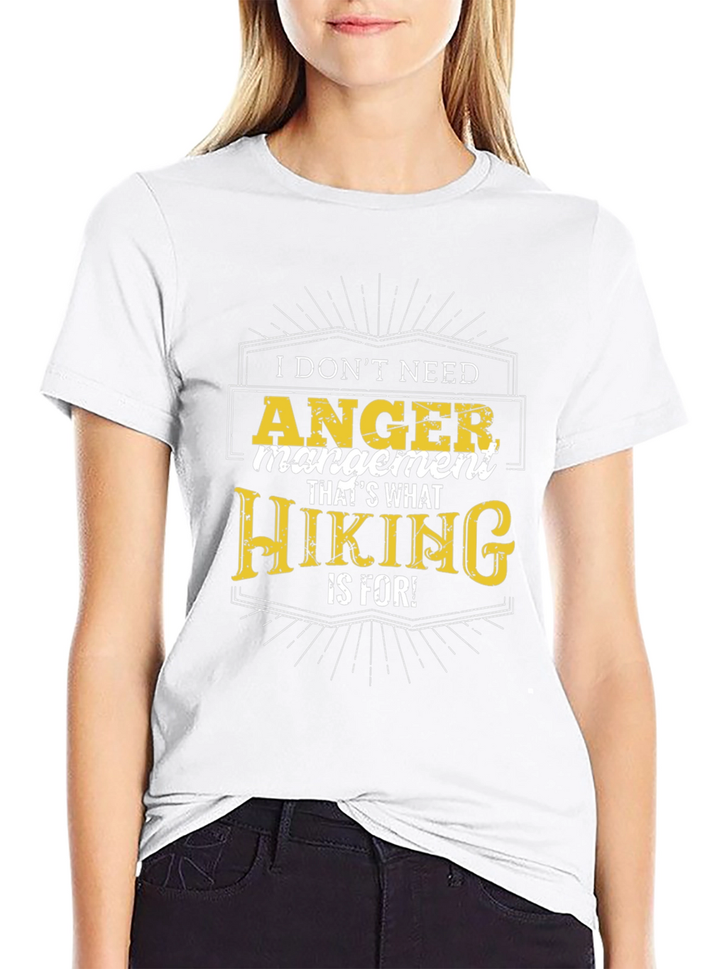 Funny Hiking Anger Management T-Shirt