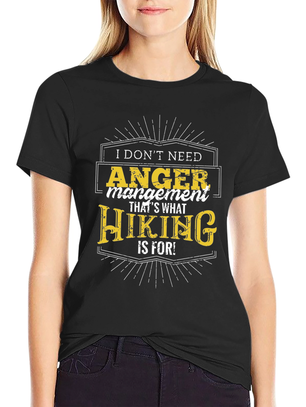 Funny Hiking Anger Management T-Shirt