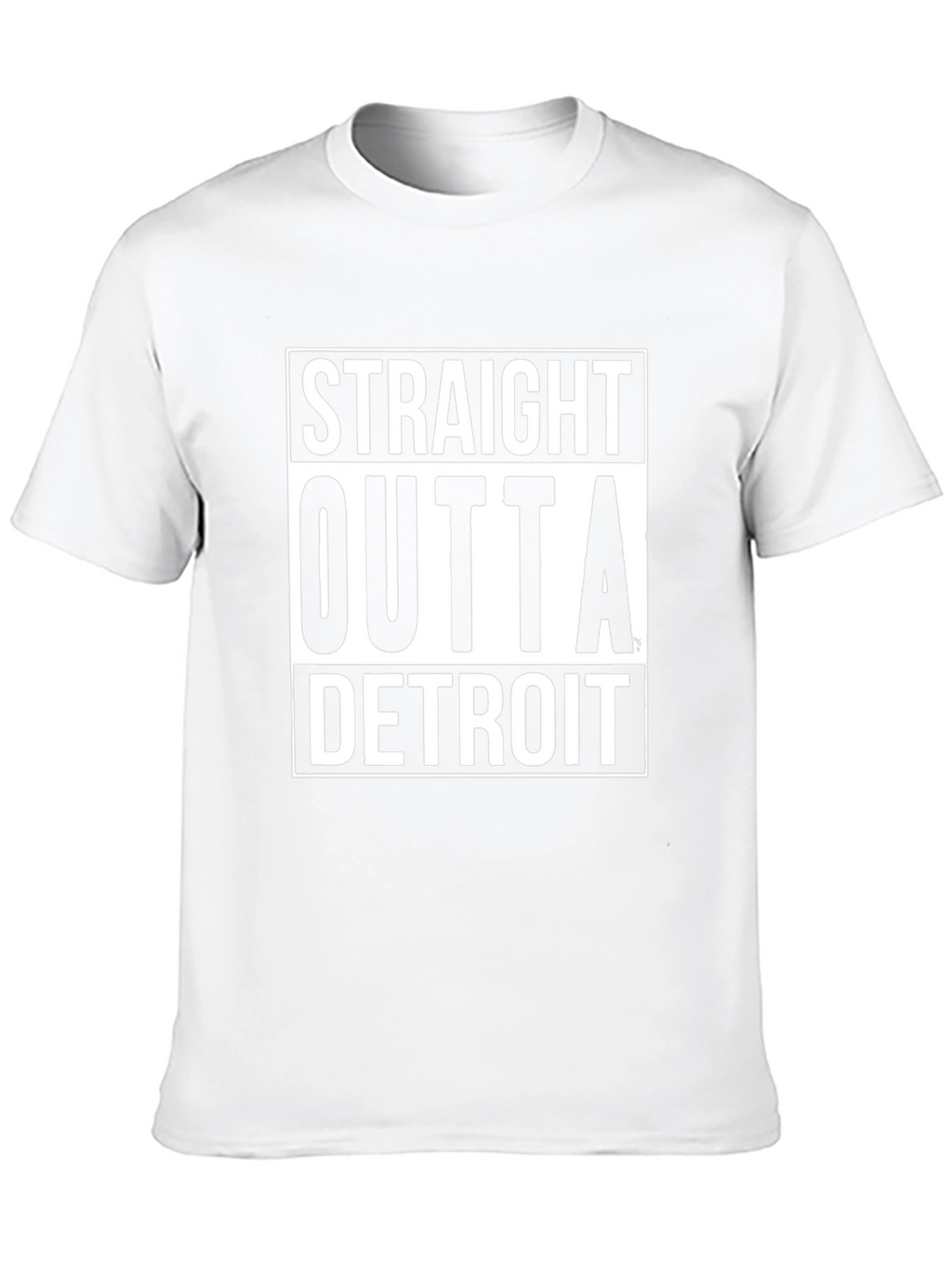 Straight Outta Detroit T-Shirt - Black