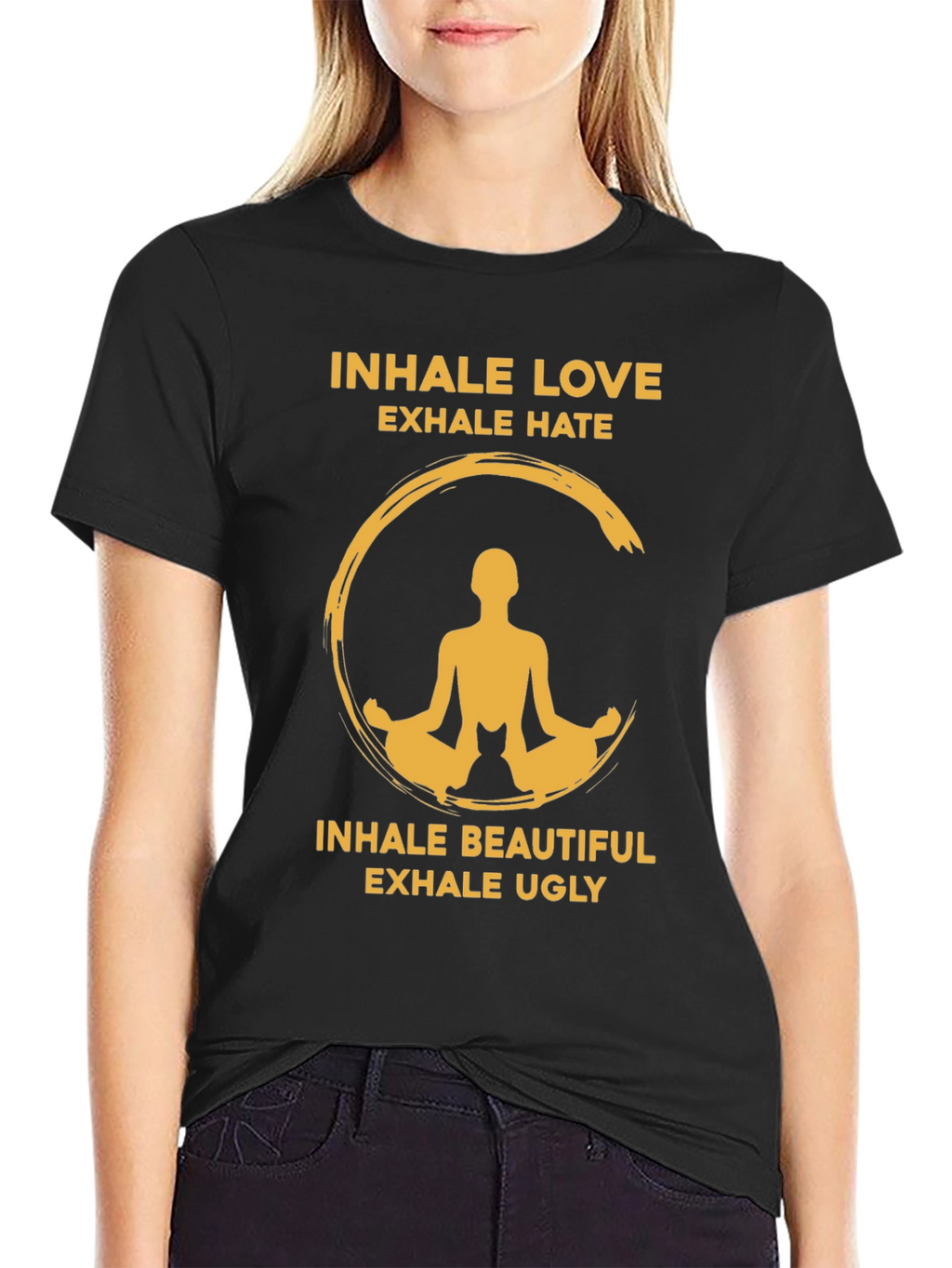 Inhale Love & Beautiful Yoga T-Shirt