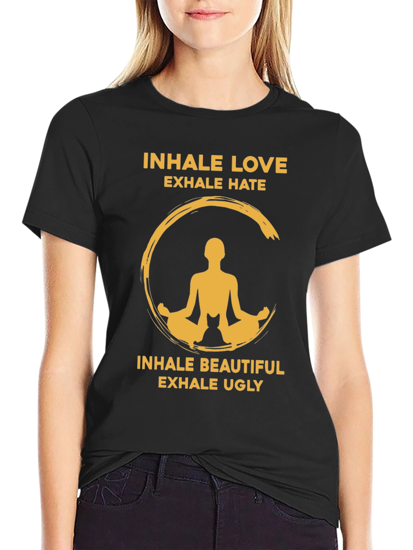 Inhale Love & Beautiful Yoga T-Shirt
