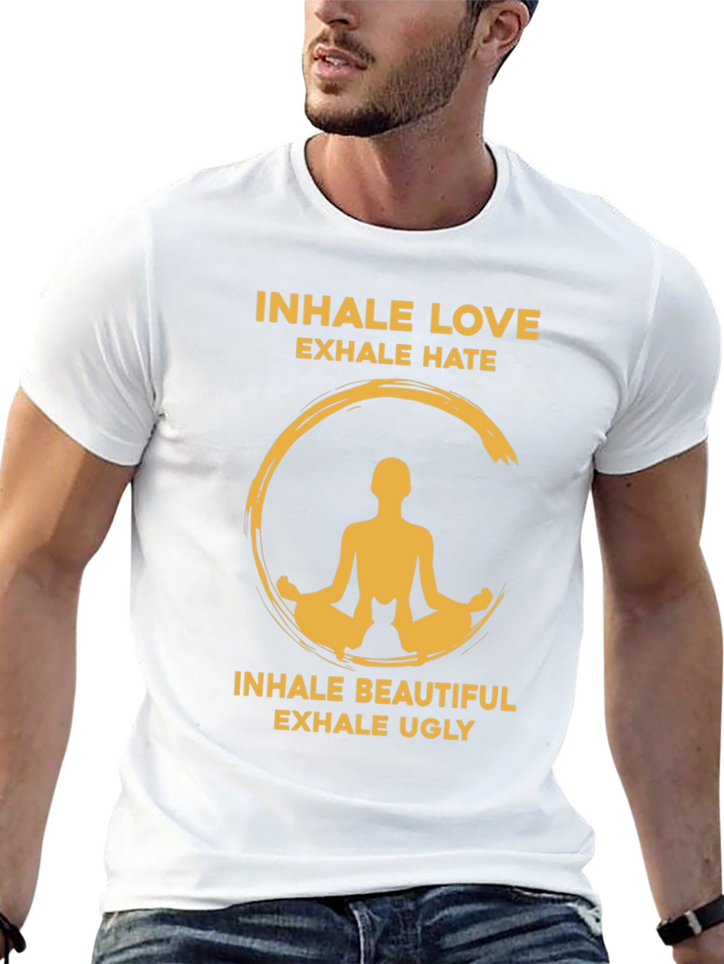 Inhale Love & Beautiful Yoga T-Shirt