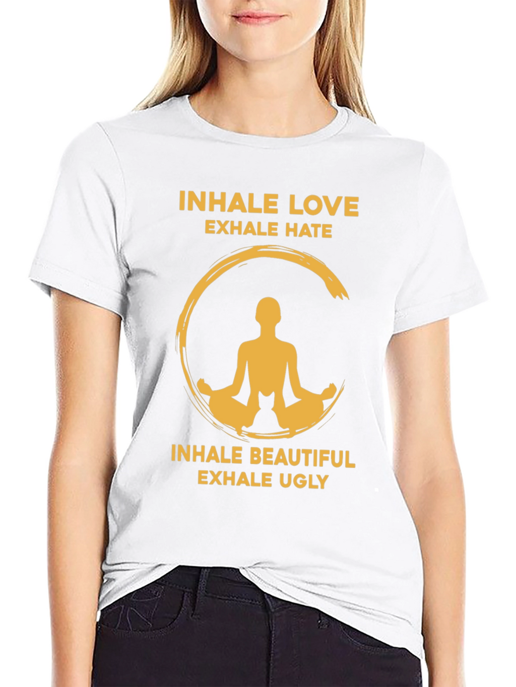 Inhale Love & Beautiful Yoga T-Shirt