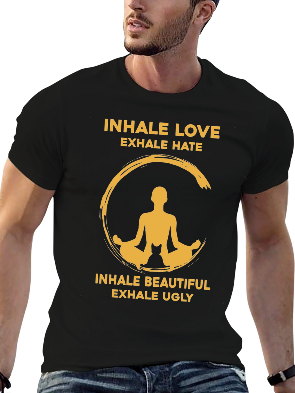 Inhale Love & Beautiful Yoga T-Shirt