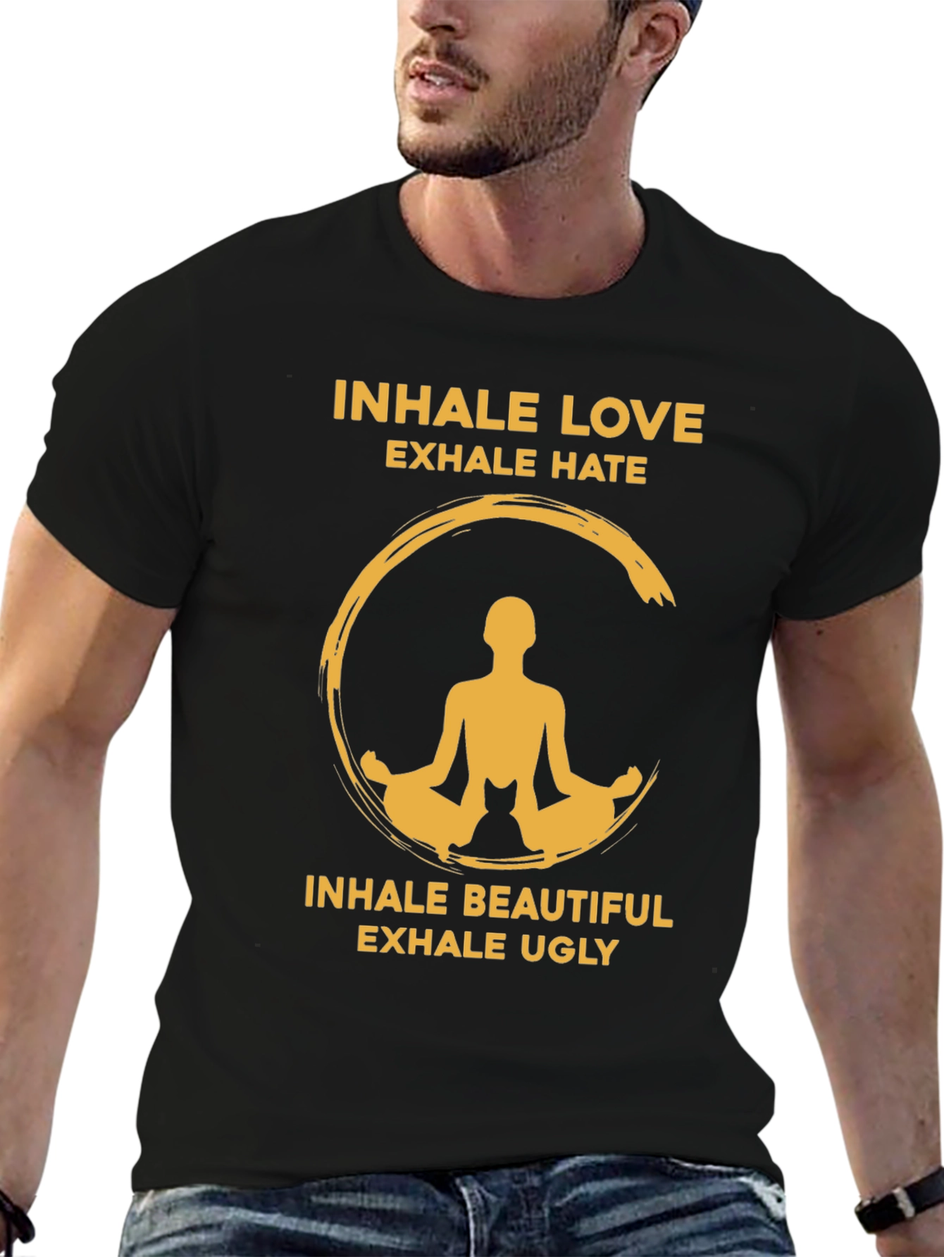 Inhale Love & Beautiful Yoga T-Shirt