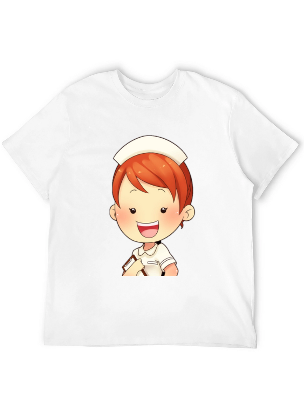Cartoon Nurse Graphic T-Shirt