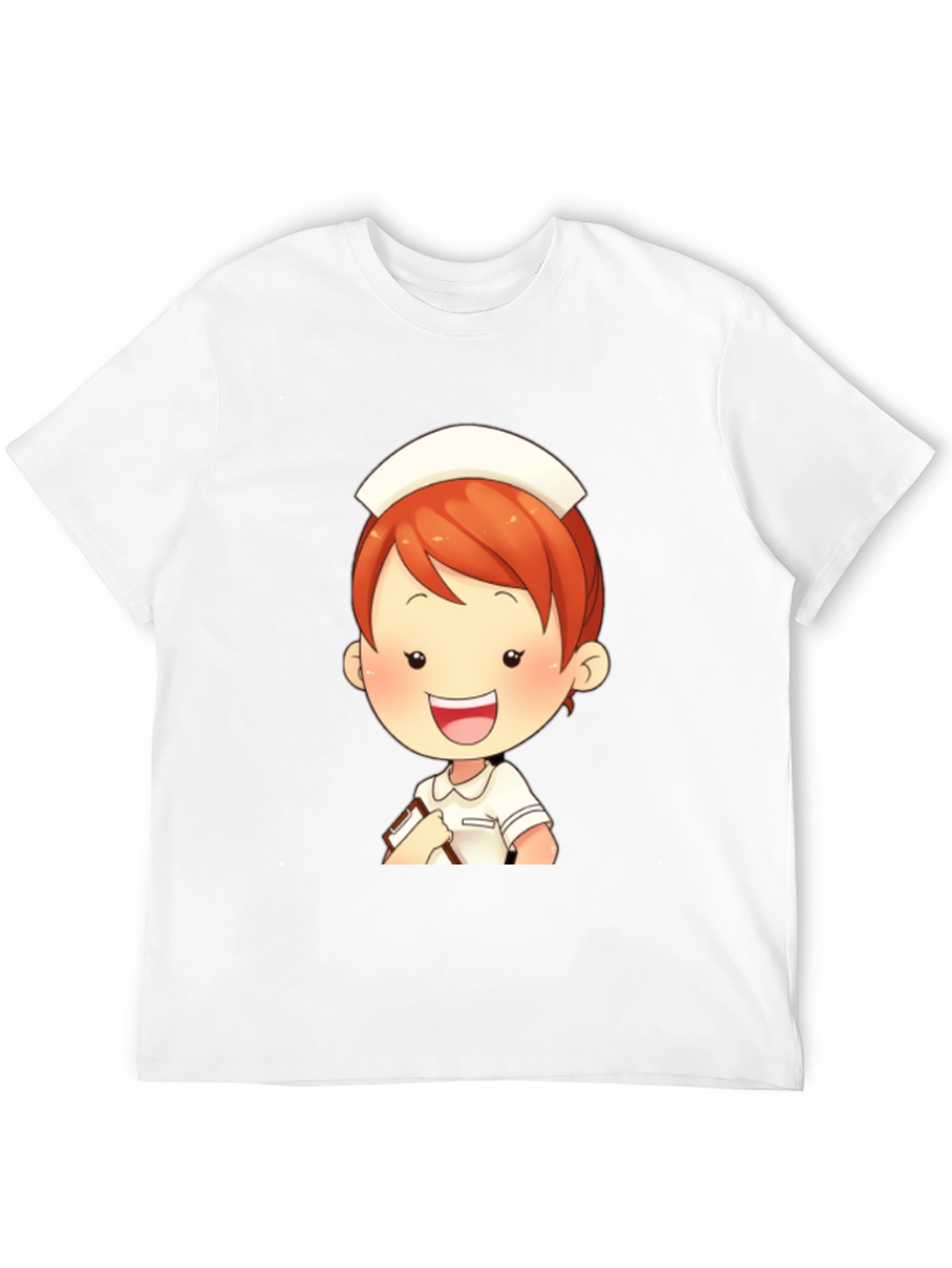 Cartoon Nurse Graphic T-Shirt