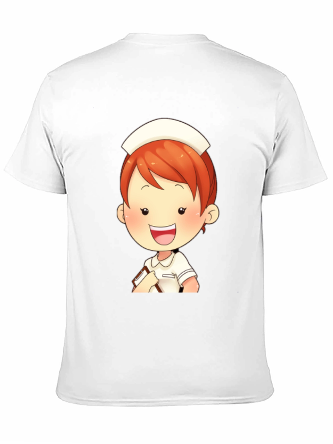 Cartoon Nurse Graphic T-Shirt