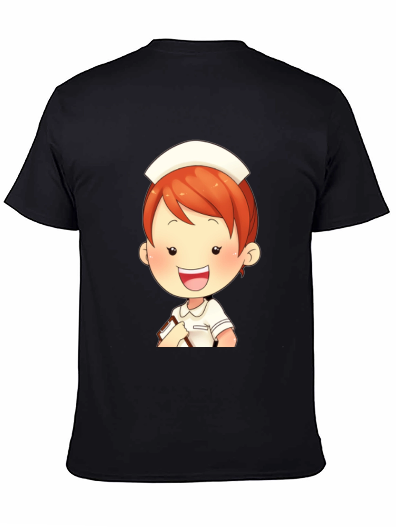 Cartoon Nurse Graphic T-Shirt