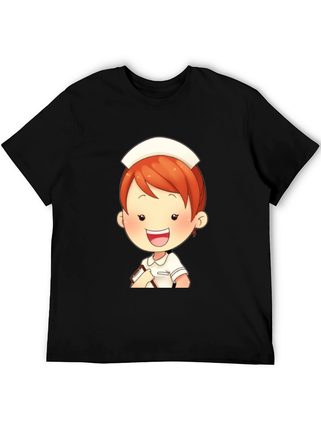 Cartoon Nurse Graphic T-Shirt