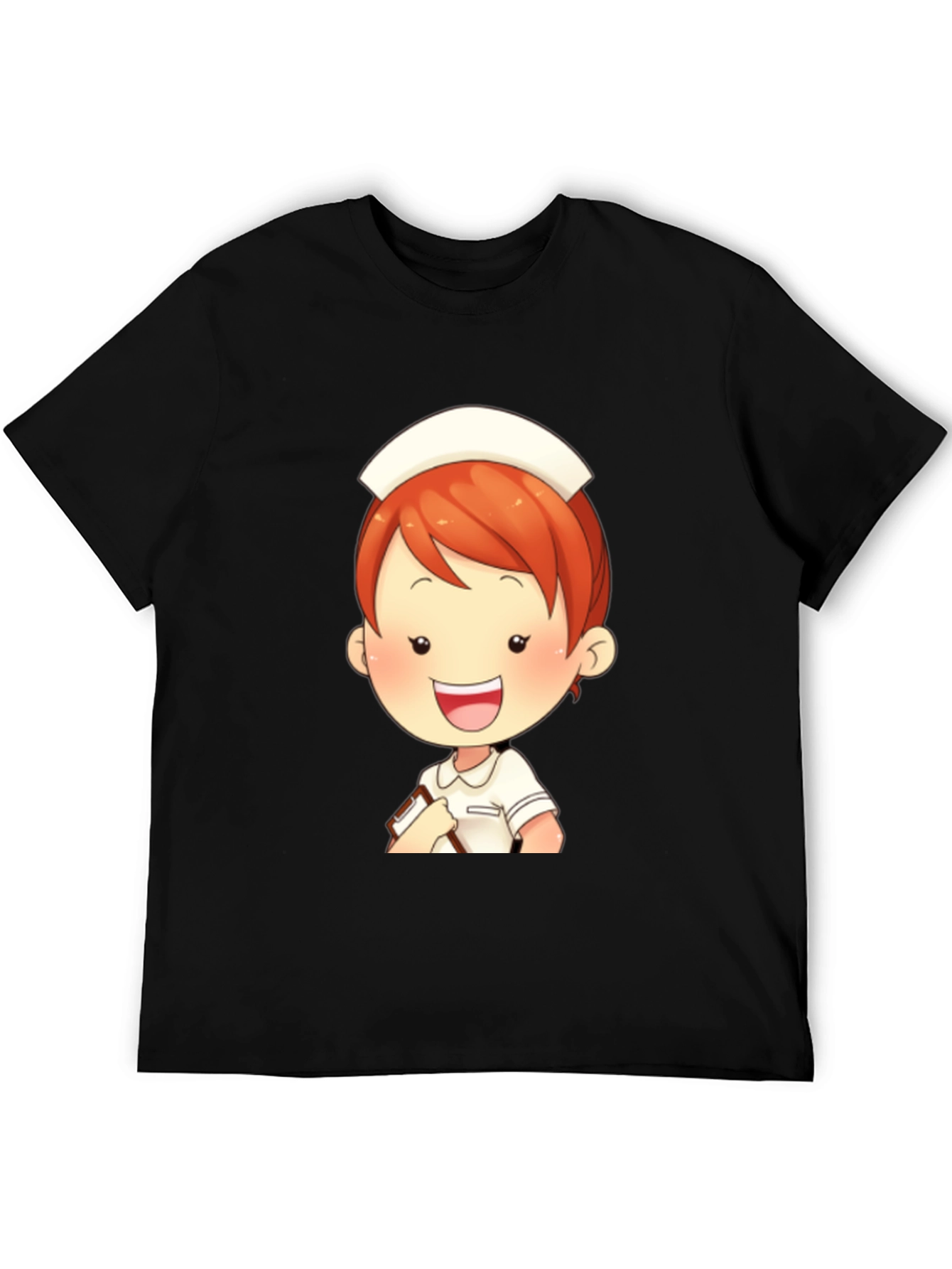 Cartoon Nurse Graphic T-Shirt