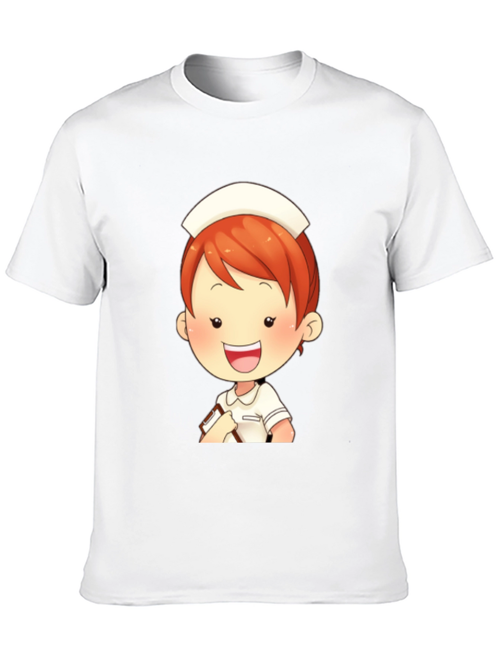 Cartoon Nurse Graphic T-Shirt