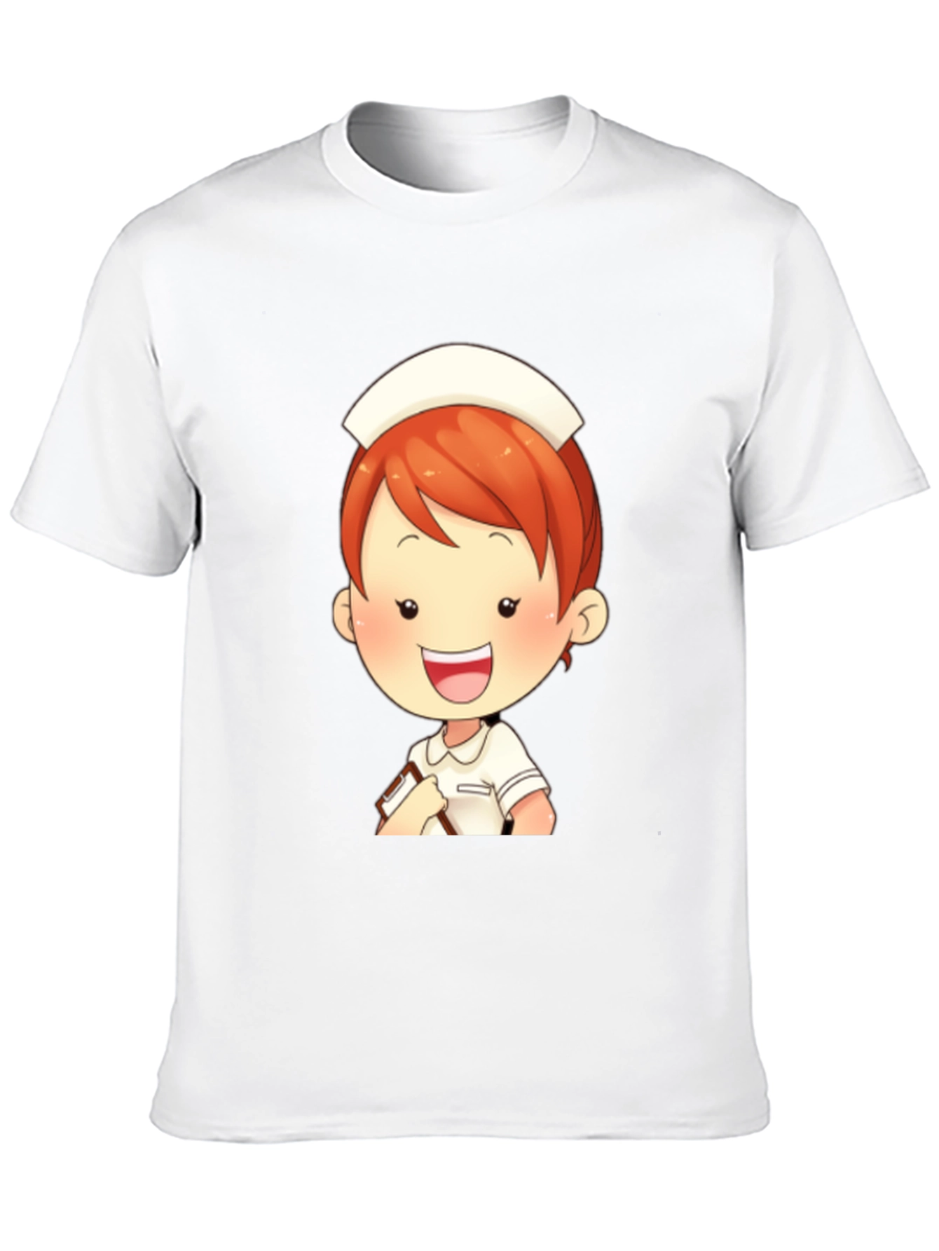Cartoon Nurse Graphic T-Shirt