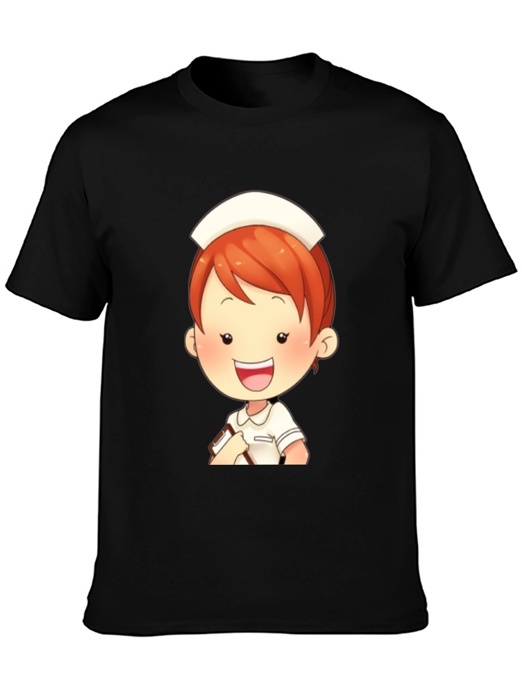 Cartoon Nurse Graphic T-Shirt