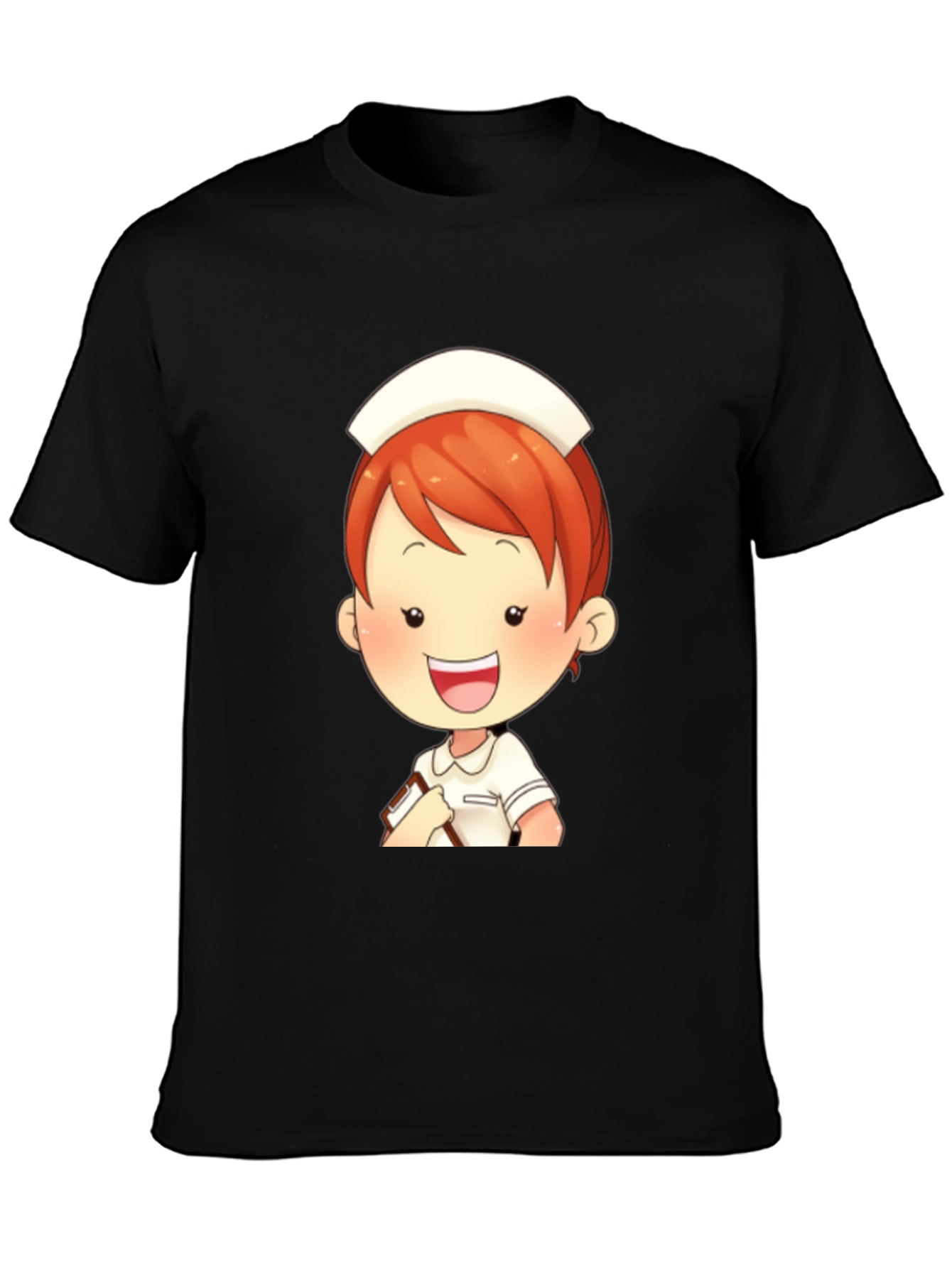 Cartoon Nurse Graphic T-Shirt