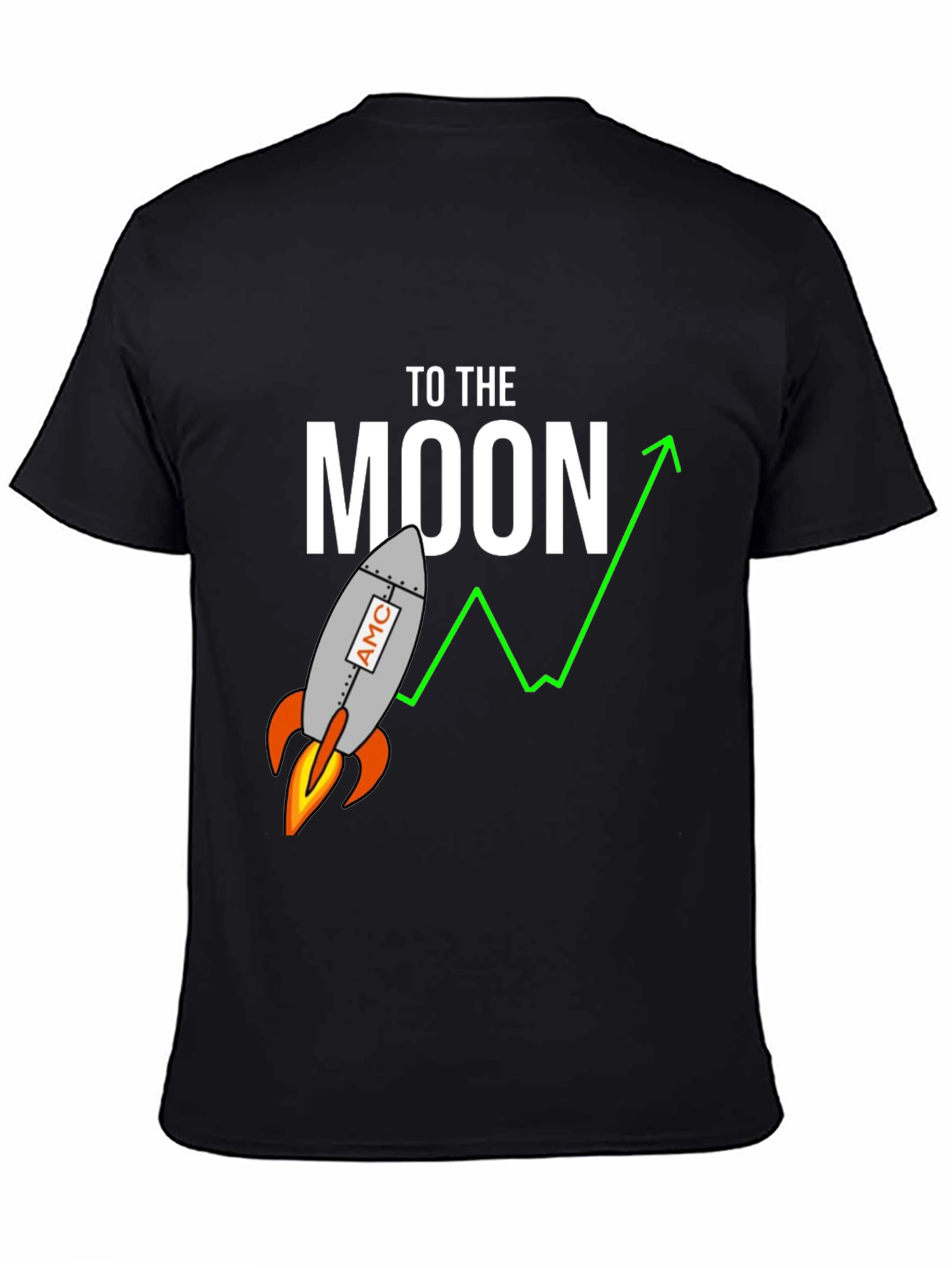 To The Moon Rocket Stock Market T-Shirt