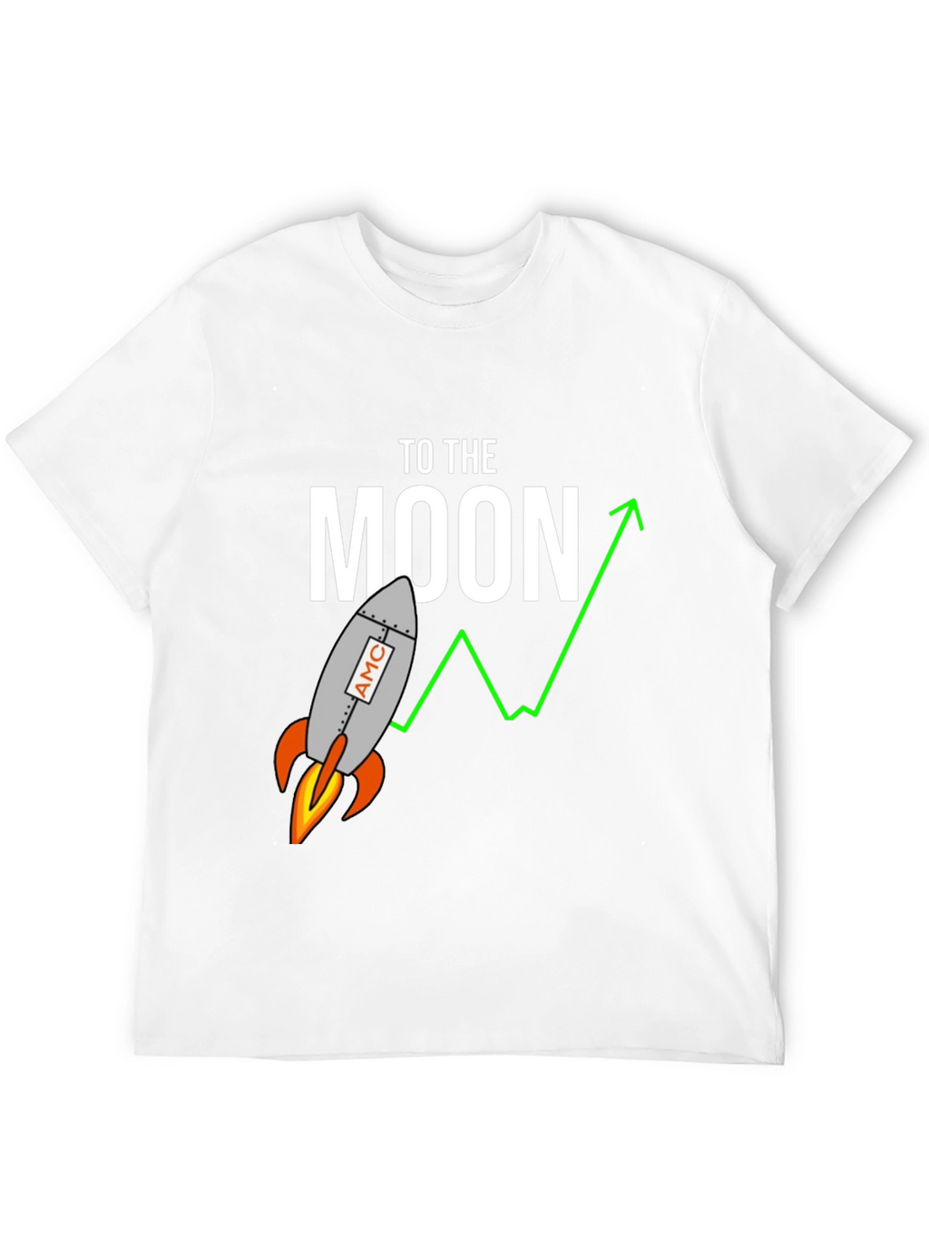 To The Moon Rocket Stock Market T-Shirt