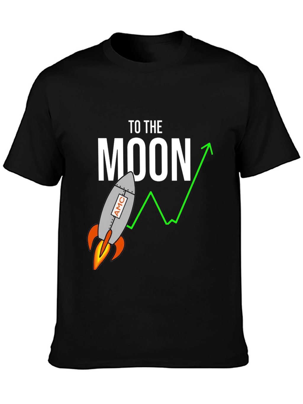 To The Moon Rocket Stock Market T-Shirt